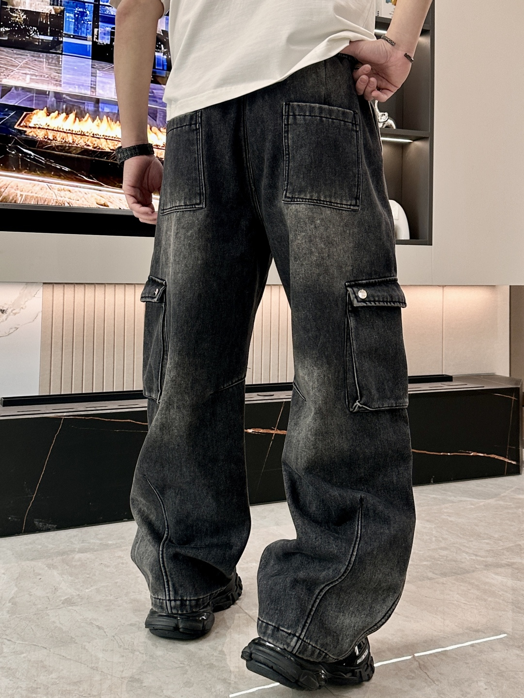 Balenciaga Jeans Fleece Lined S-xxl