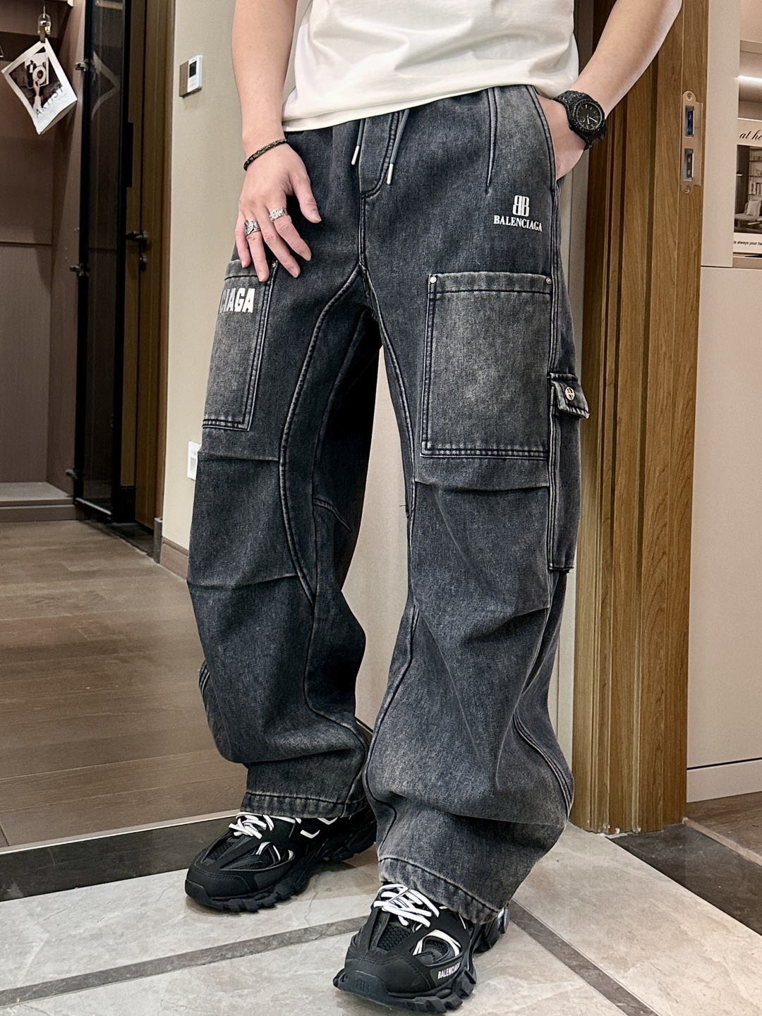 Balenciaga Jeans Fleece Lined S-xxl