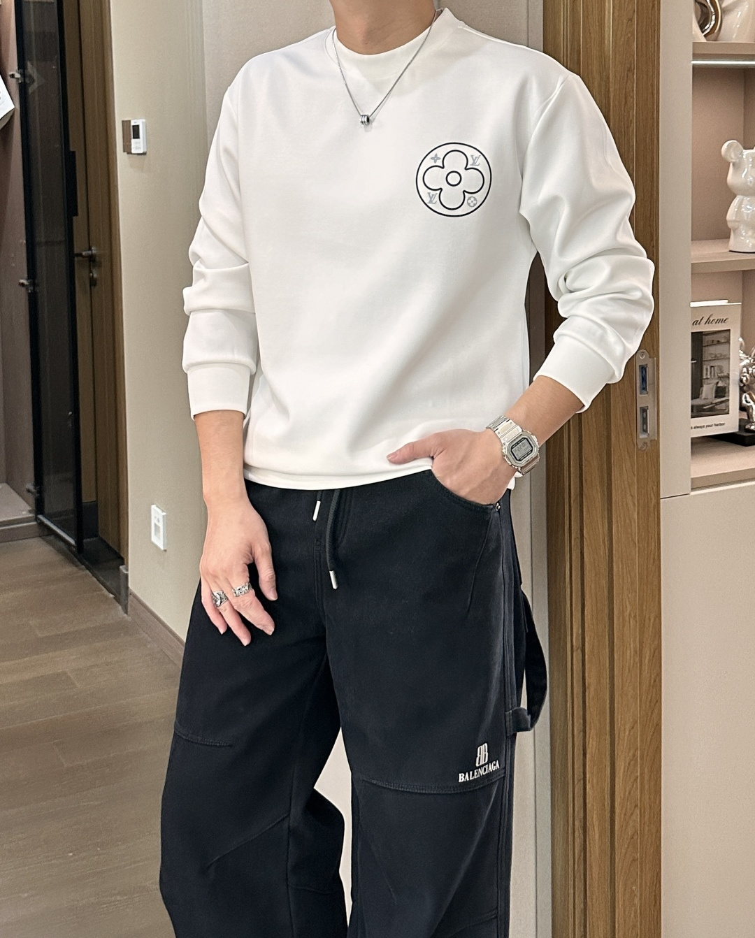 Louis Vuitton Couple Hoodie Cotton Xs-l