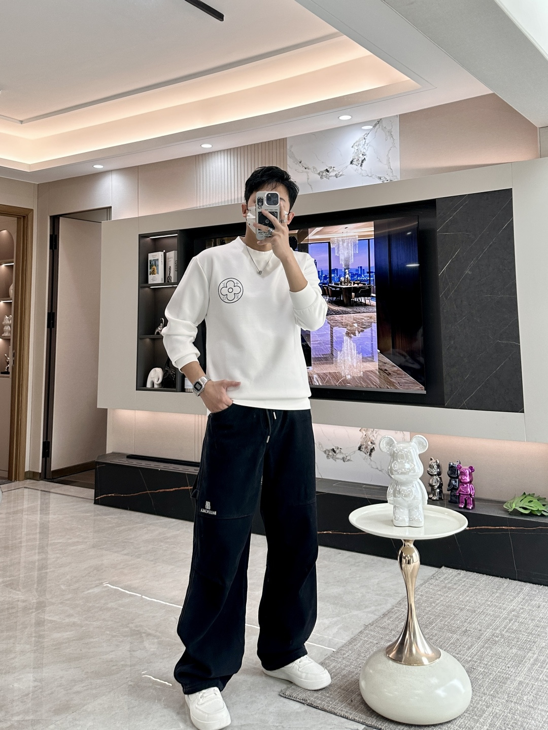 Louis Vuitton Couple Hoodie Cotton Xs-l