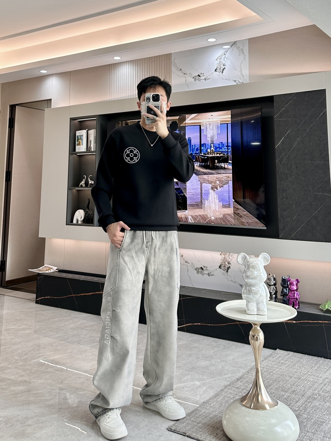 Louis Vuitton Couple Hoodie Cotton Xs-l