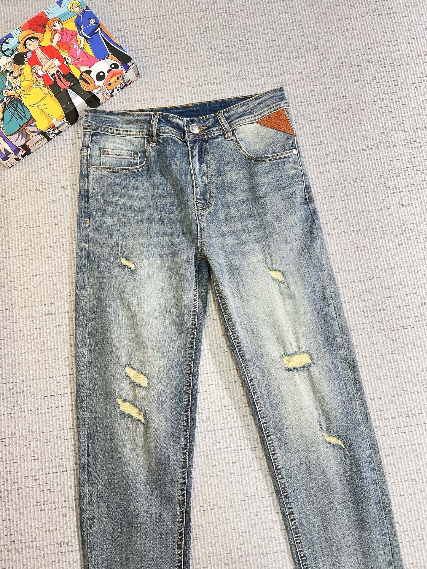 Burberry Male Jeans Denim Slim Fit