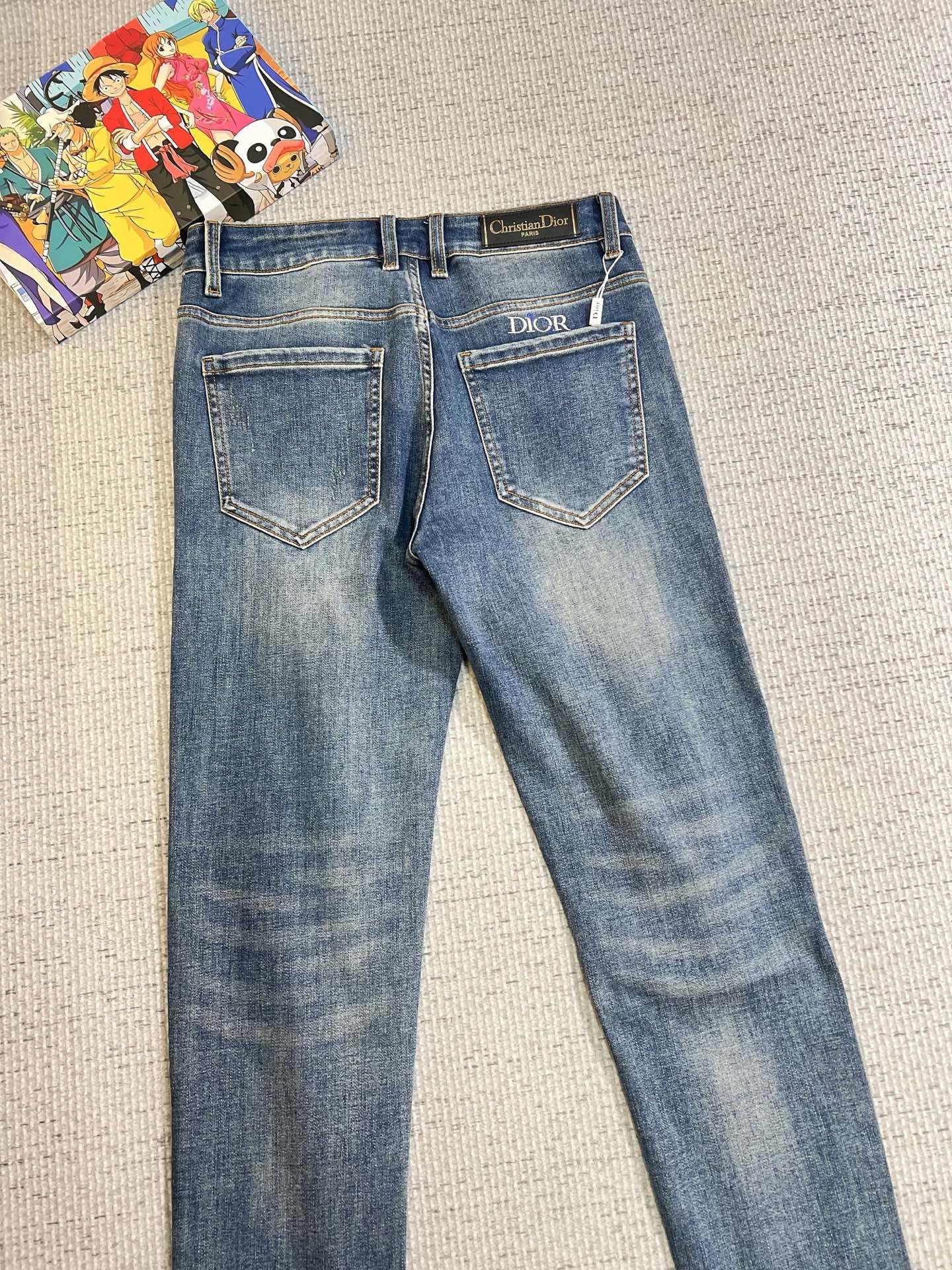 Dior Male Jeans Denim Slim Fit