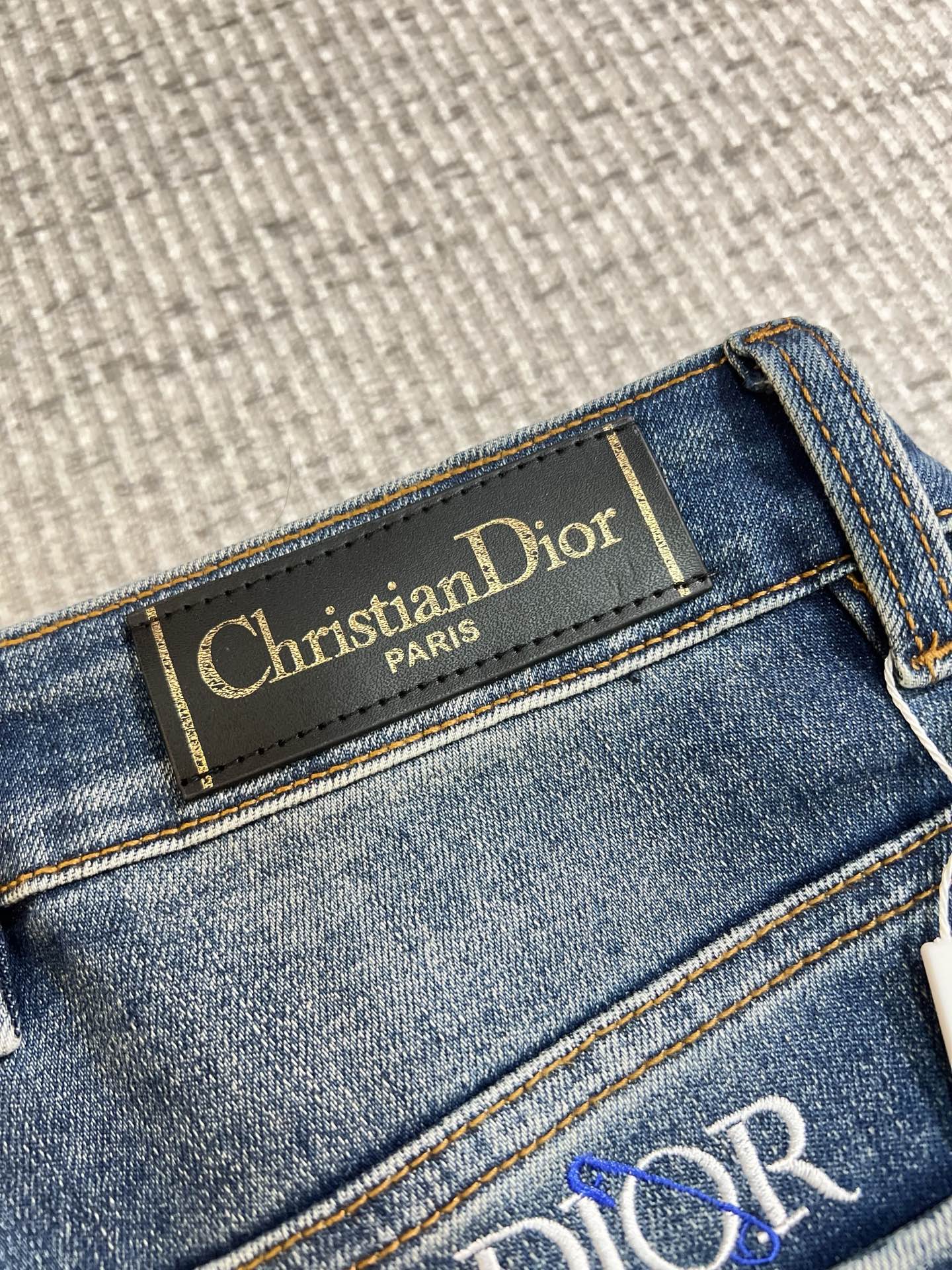 Dior Male Jeans Denim Slim Fit