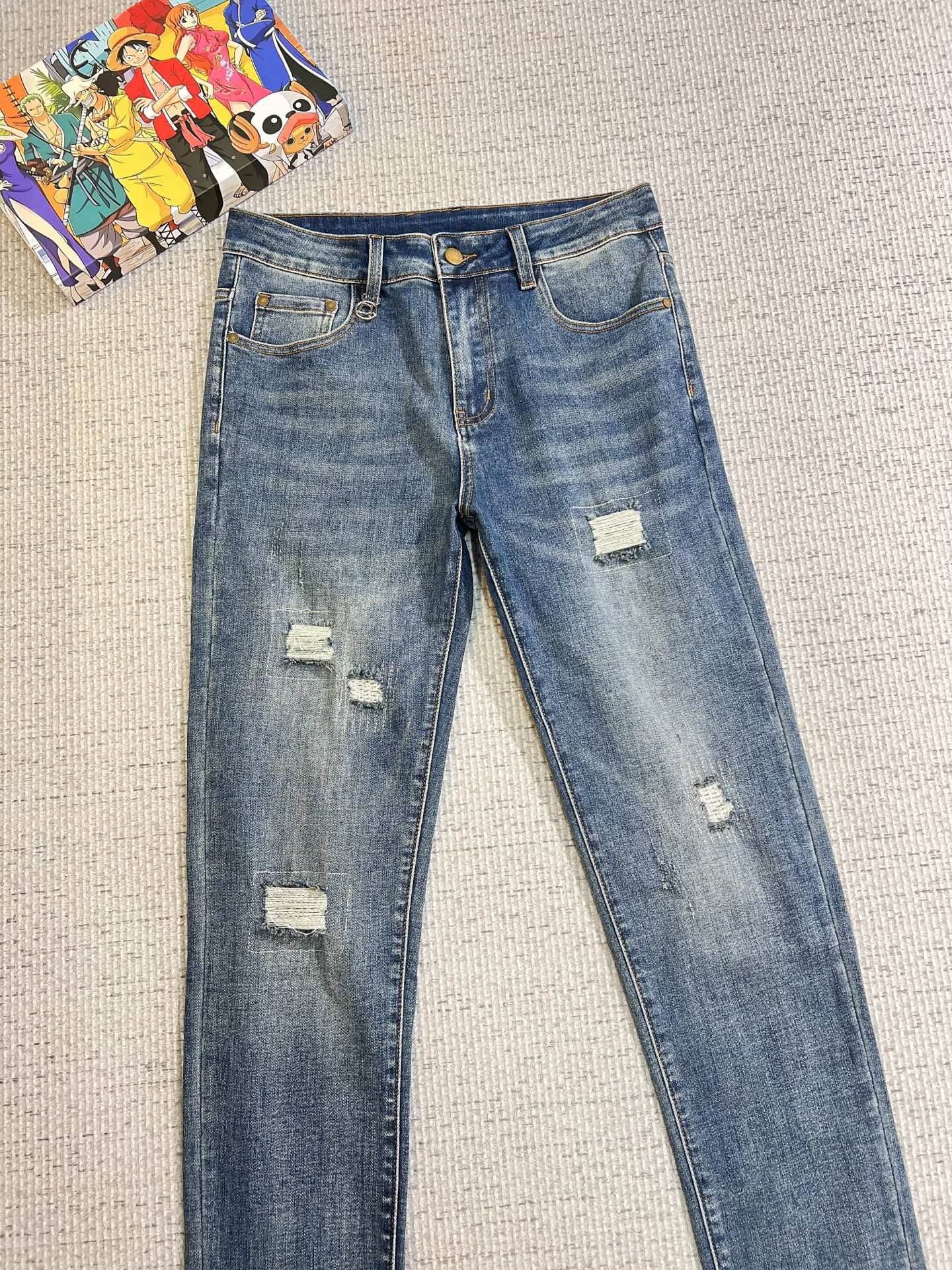 Dior Male Jeans Denim Slim Fit