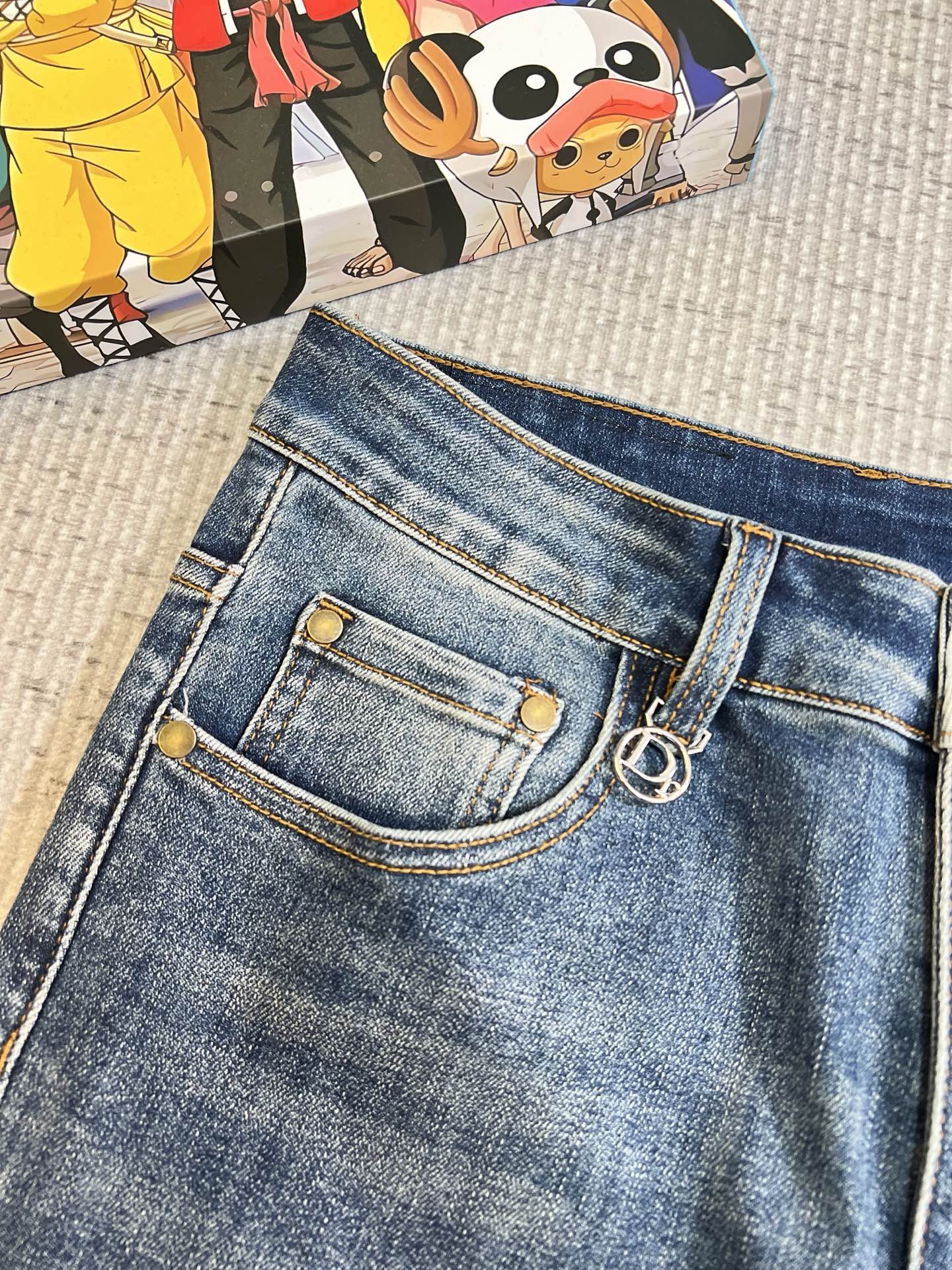 Dior Male Jeans Denim Slim Fit