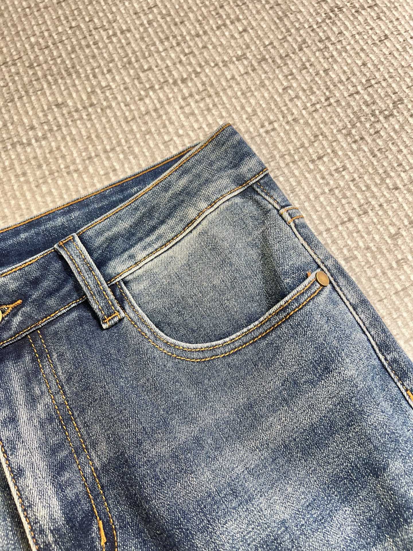 Dior Male Jeans Denim Slim Fit