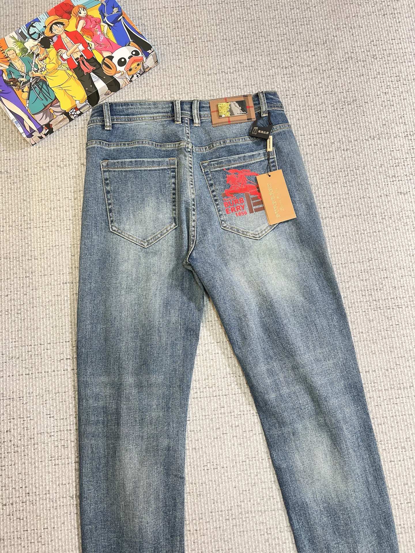 Burberry Male Jeans Denim Slim Fit