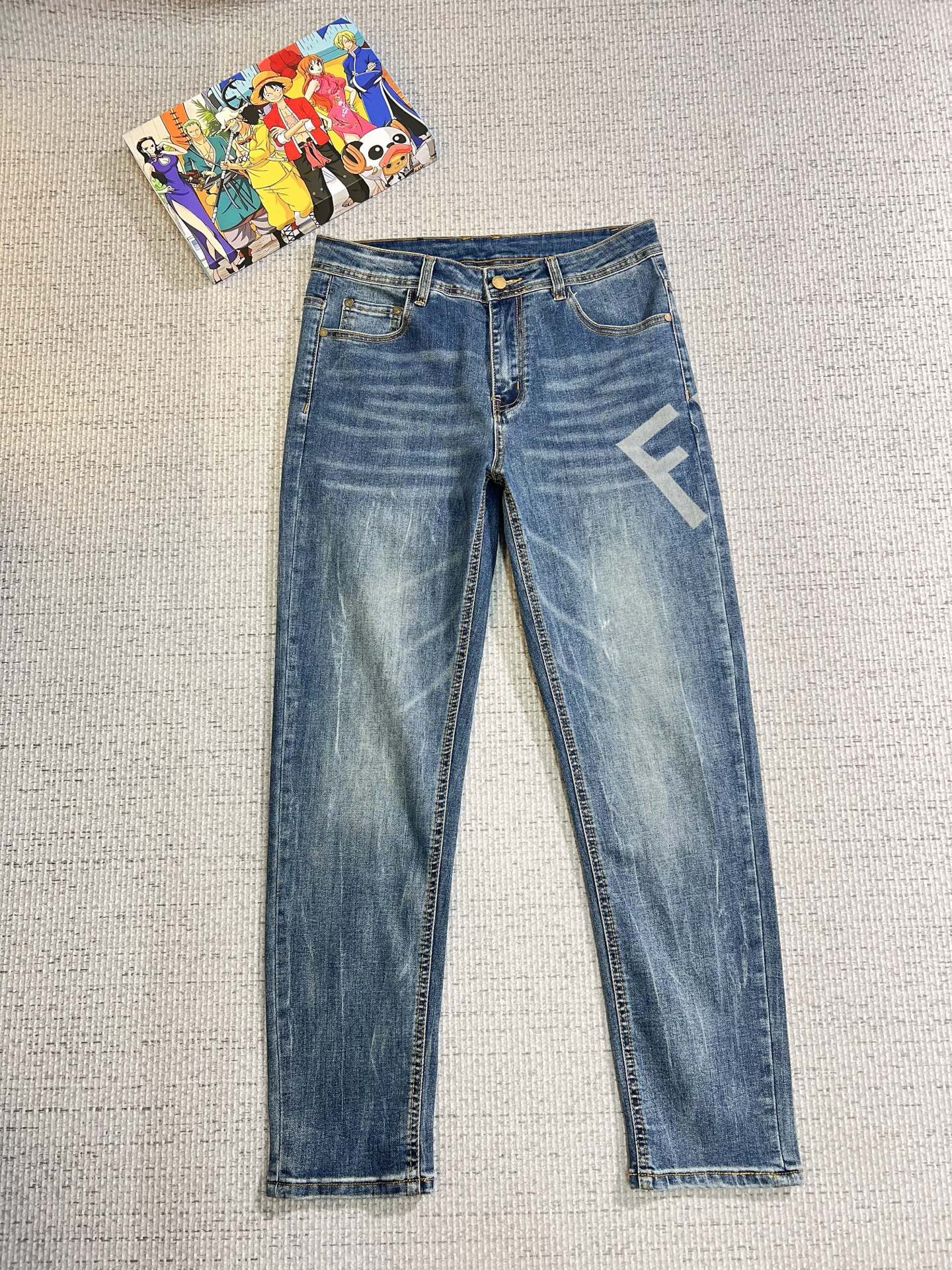 Fendi Male Jeans Denim Slim Fit
