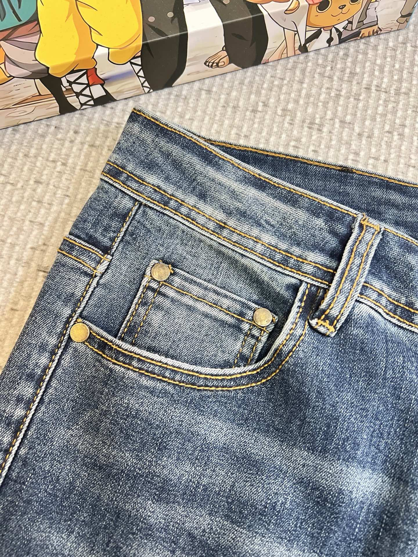 Fendi Male Jeans Denim Slim Fit