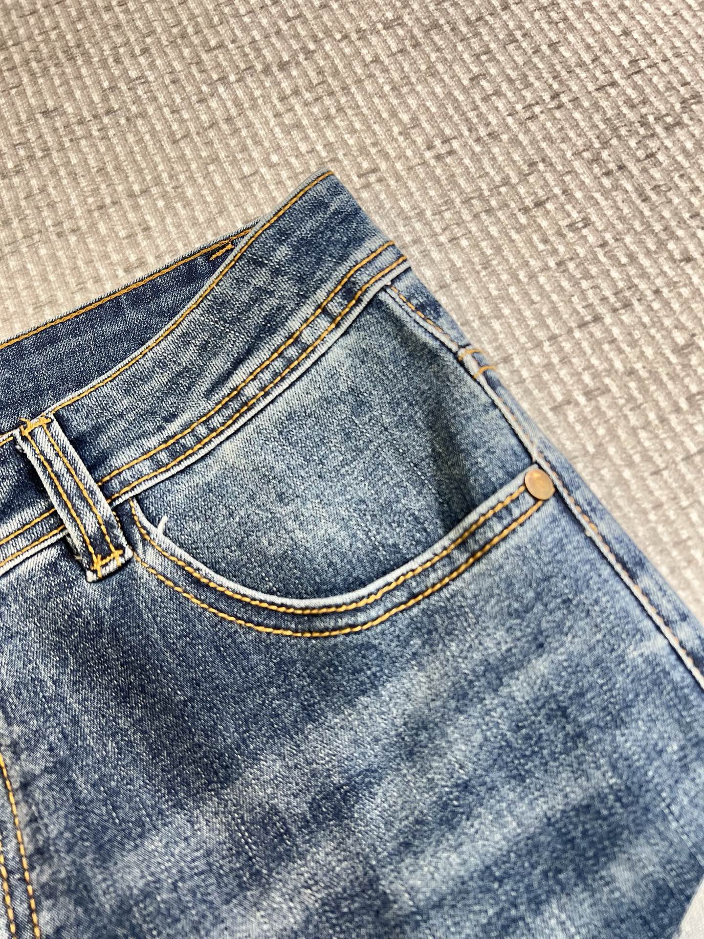 Fendi Male Jeans Denim Slim Fit