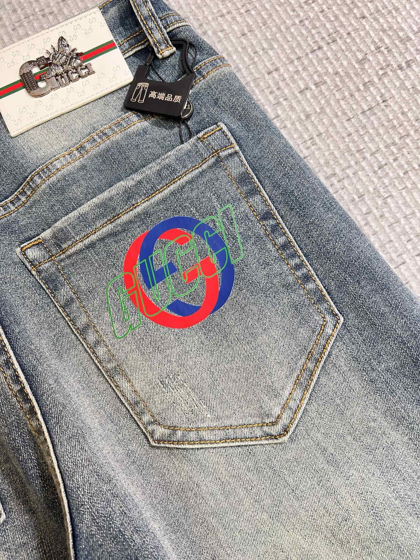 Gucci Male Jeans Denim Slim Fit