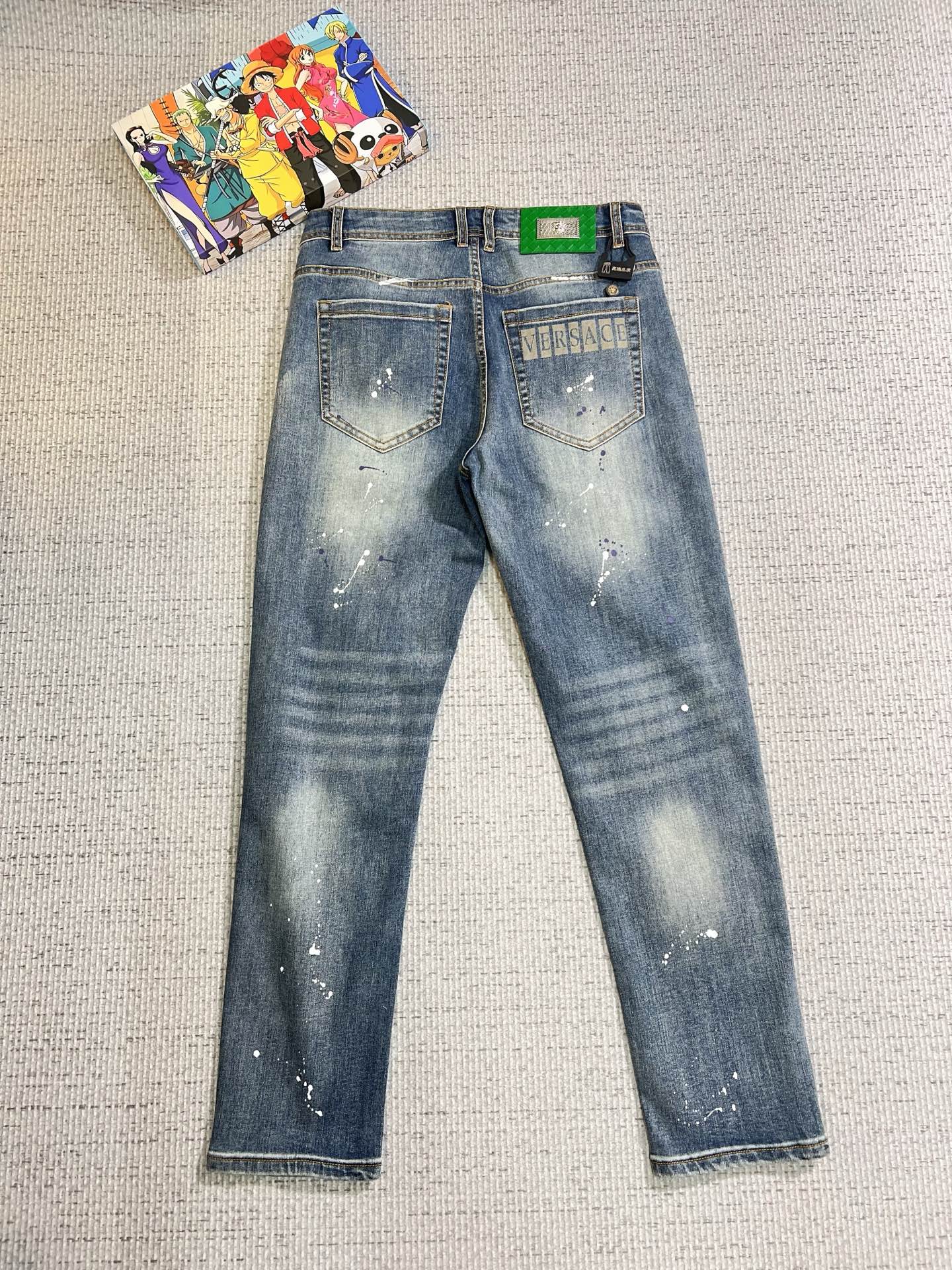 Versace Male Jeans Denim Slim Fit