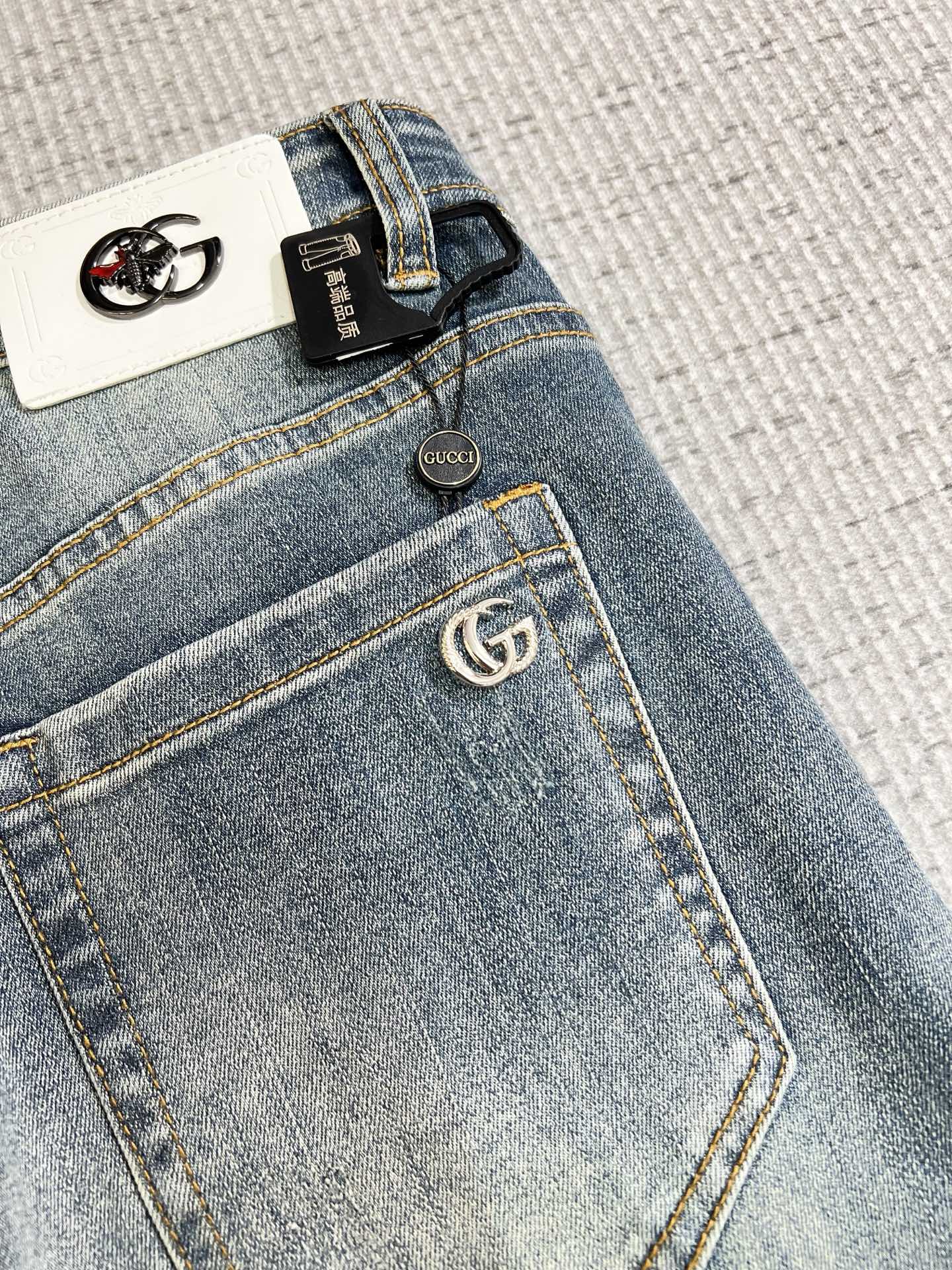 Gucci Male Jeans Denim Slim Fit