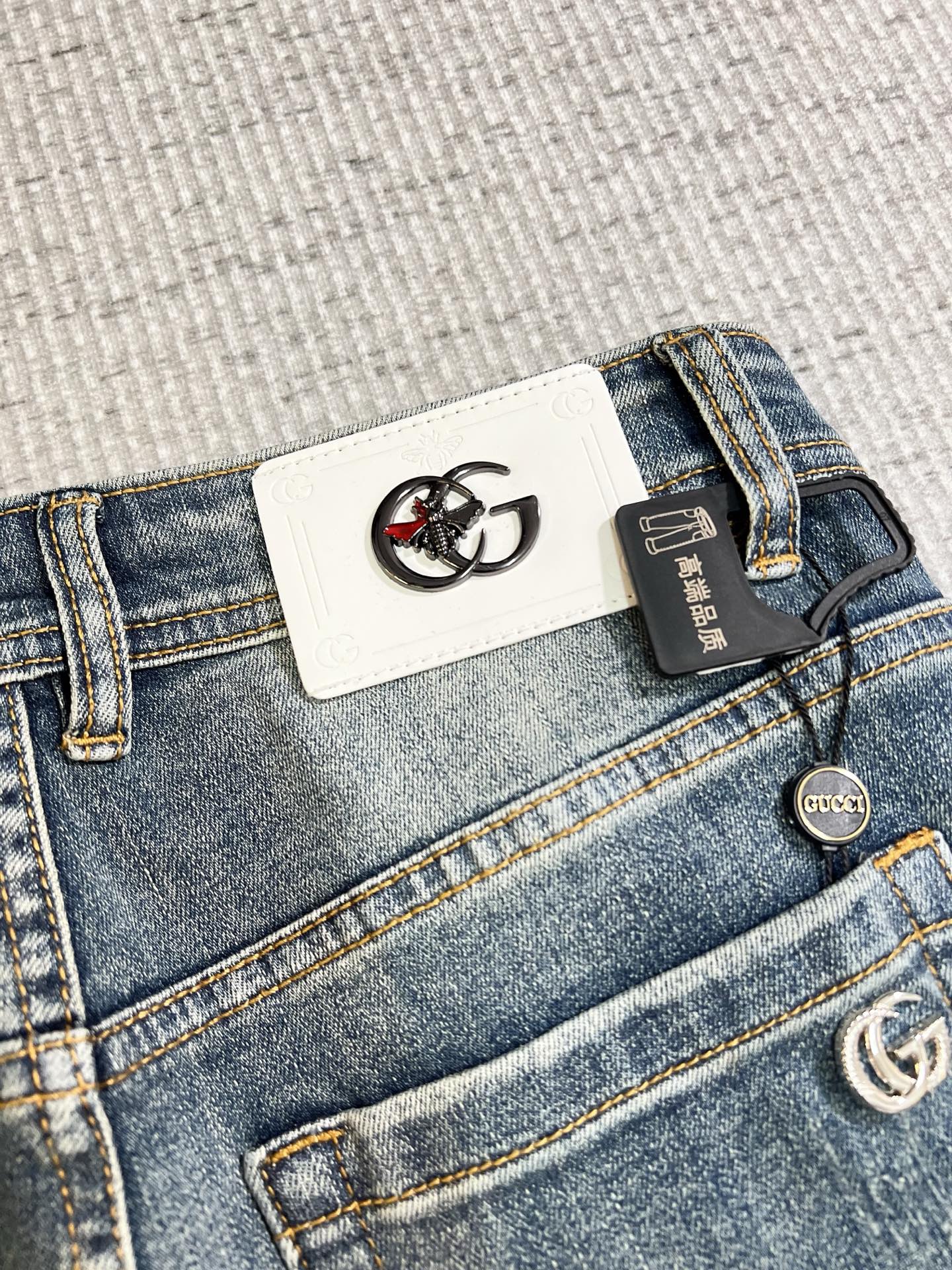 Gucci Male Jeans Denim Slim Fit
