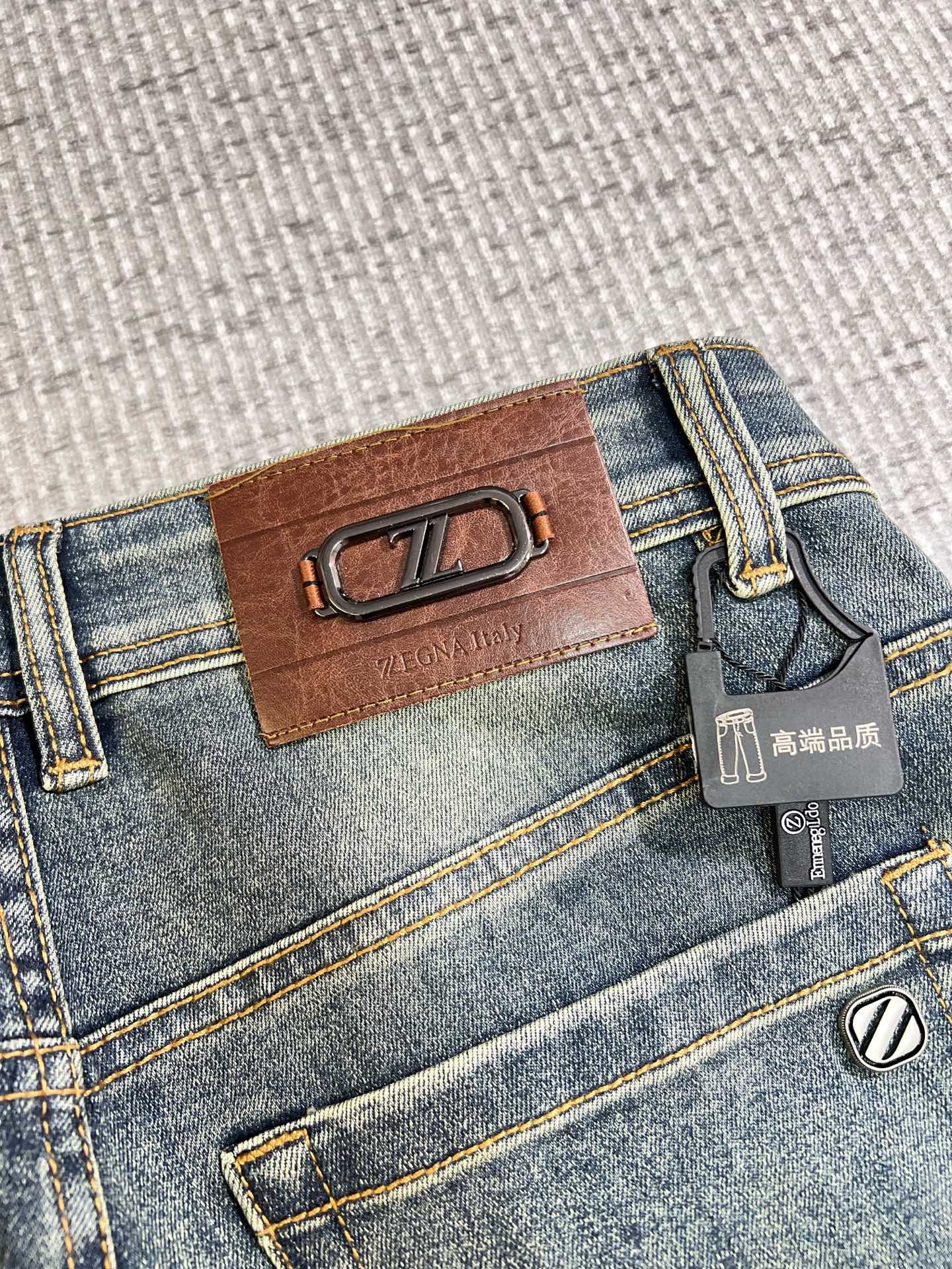 Ermenegildo Zegna Male Jeans Denim Slim Fit