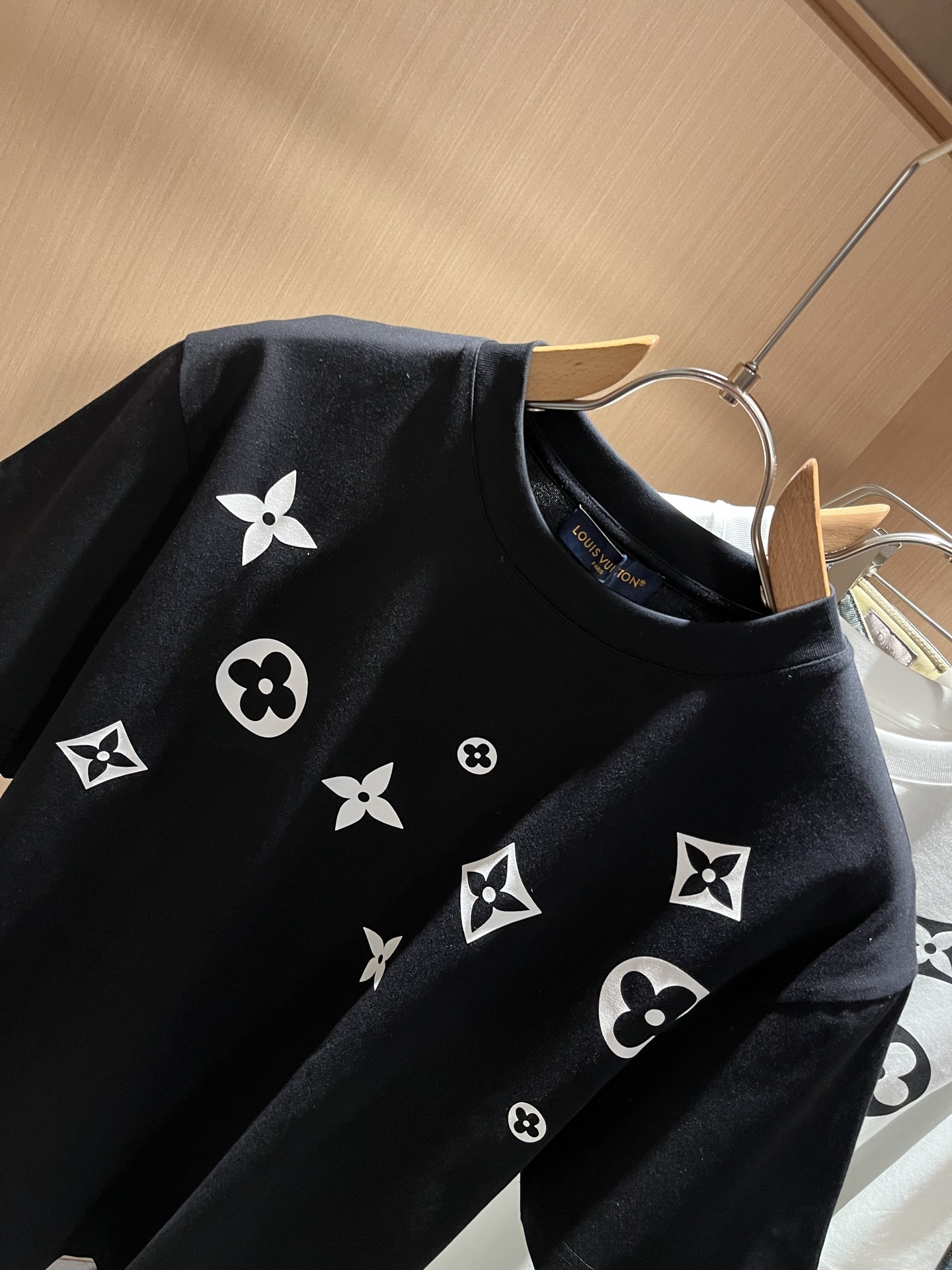 Louis Vuitton Couple Basic Clothing Cotton Printed S-l-xl