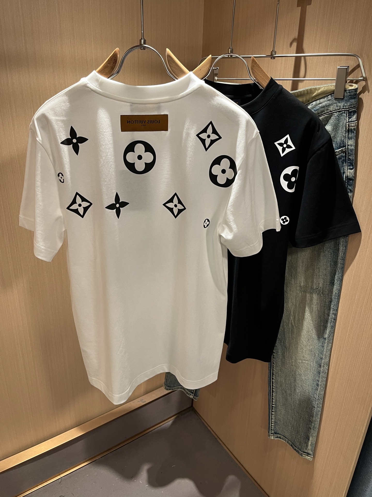 Louis Vuitton Couple Basic Clothing Cotton Printed S-l-xl