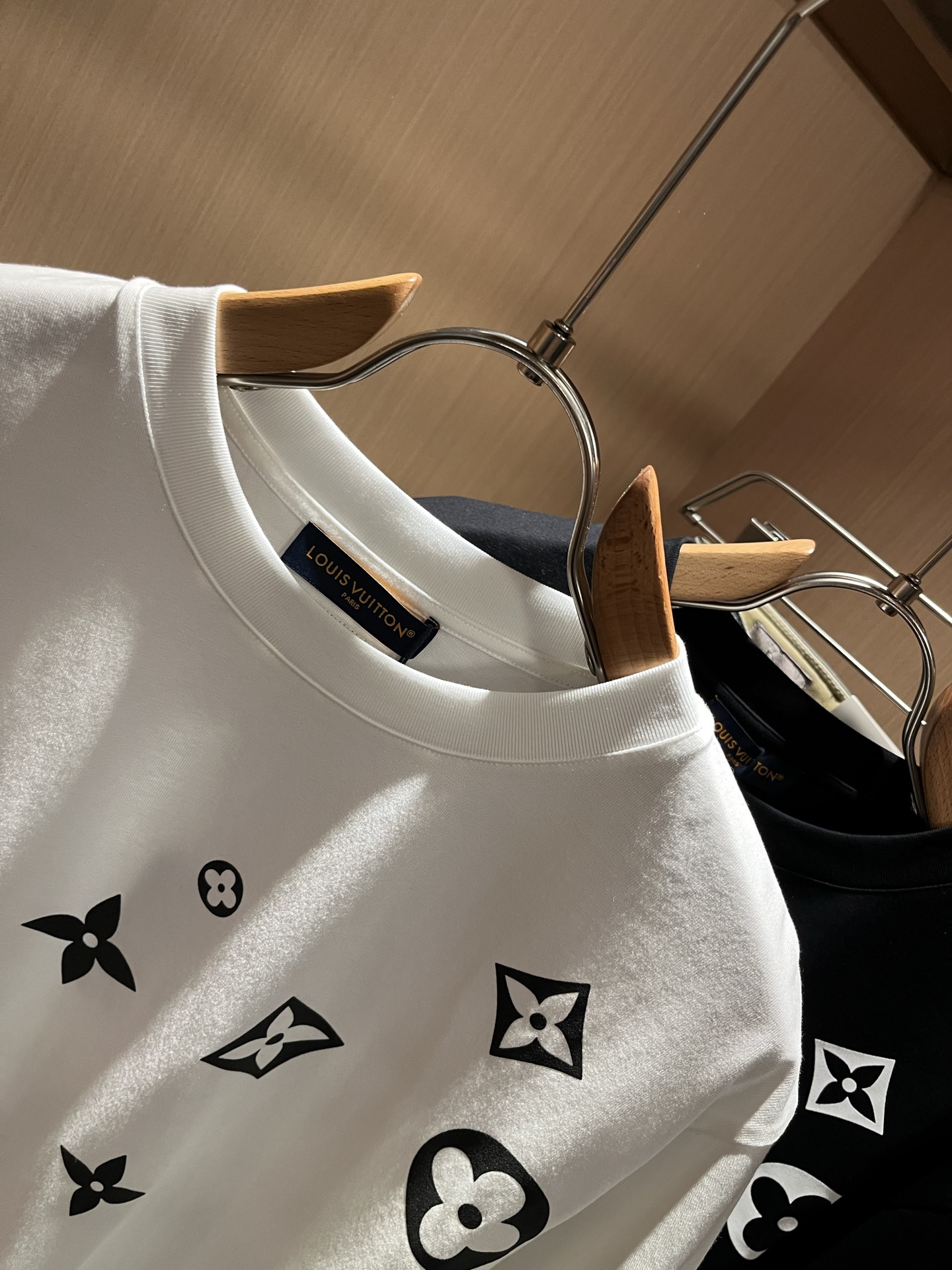 Louis Vuitton Couple Basic Clothing Cotton Printed S-l-xl