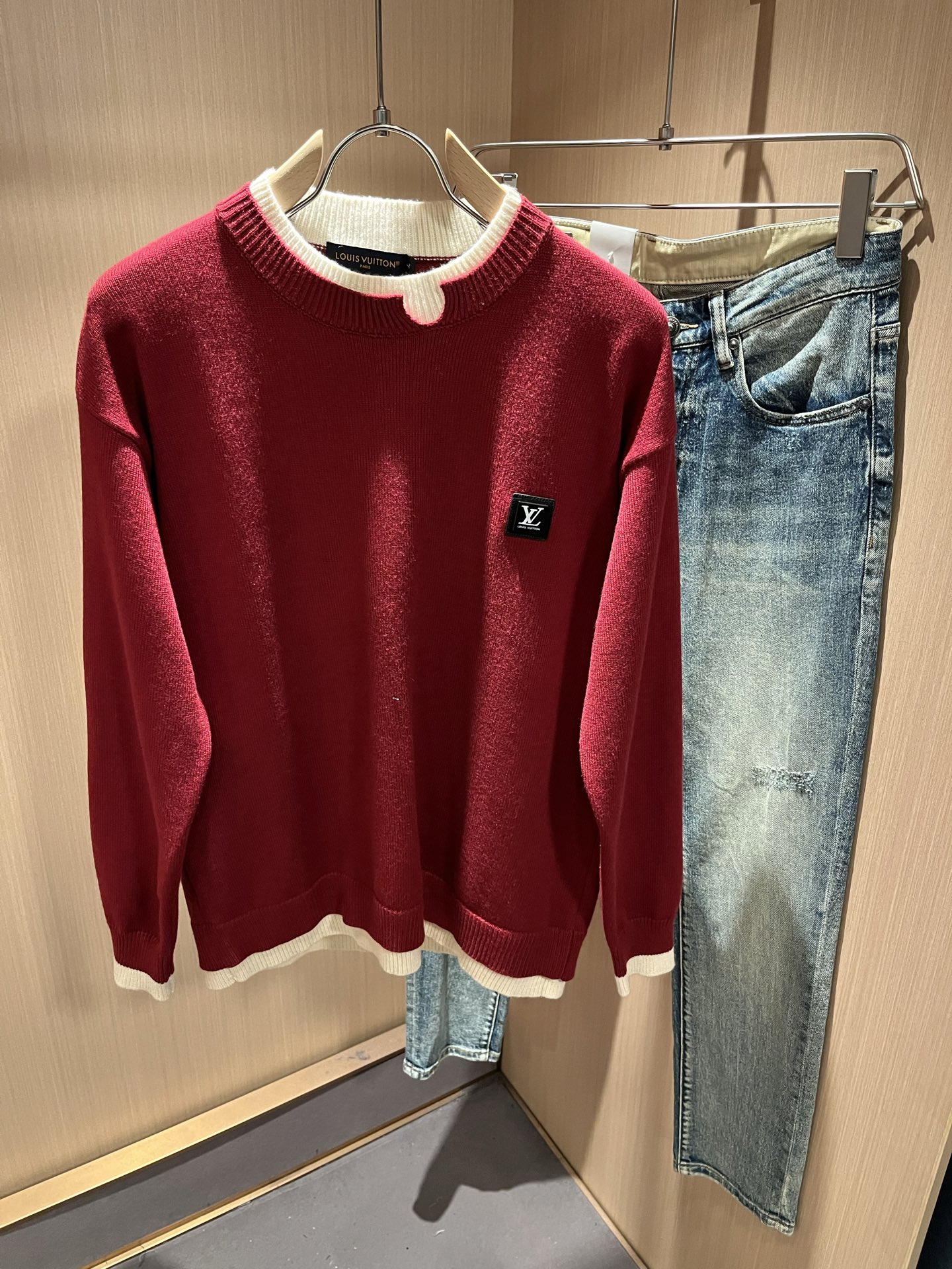 Louis Vuitton Couple Basic Clothing Wool S-m-l-xl