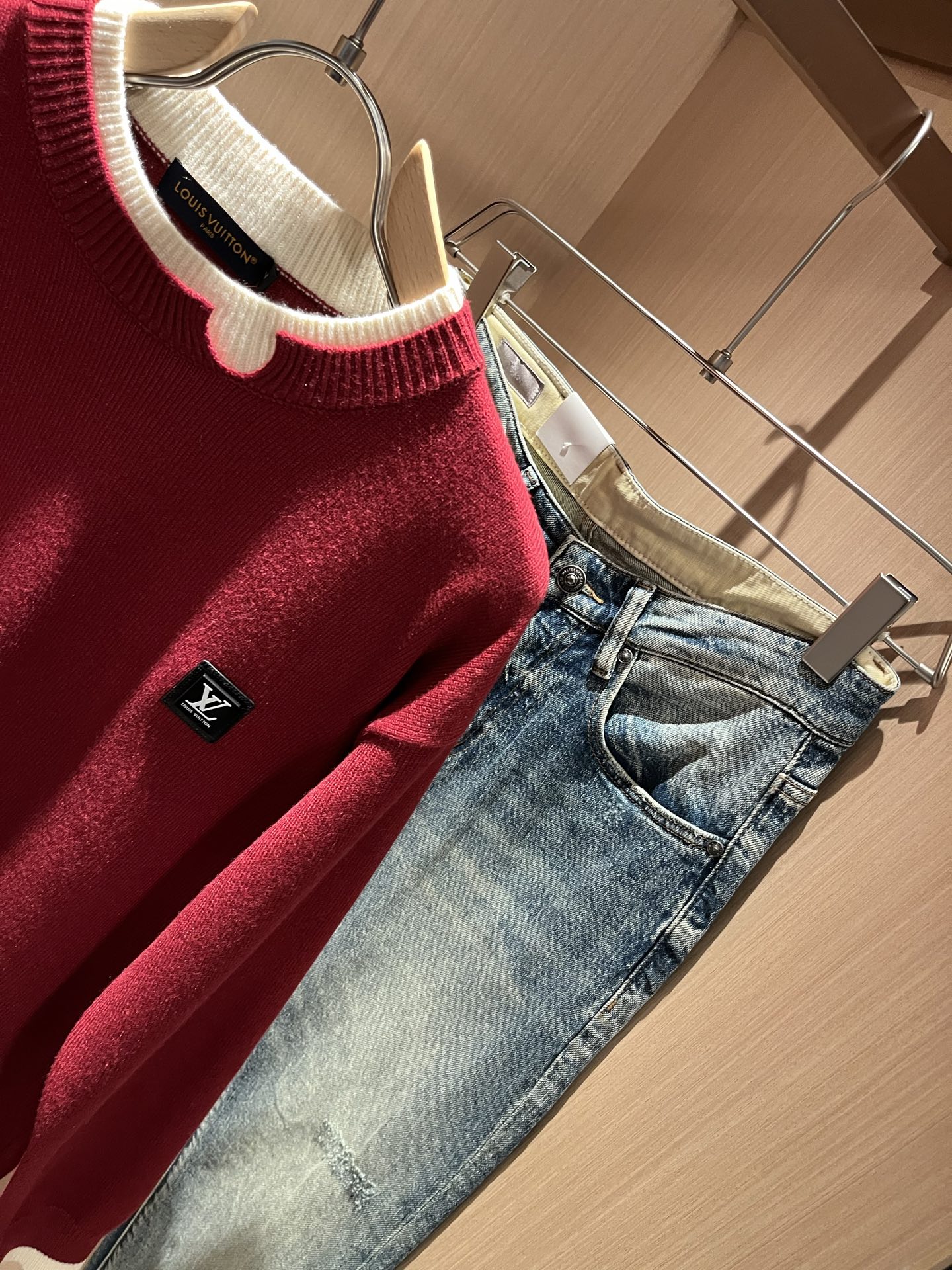 Louis Vuitton Couple Basic Clothing Wool S-m-l-xl