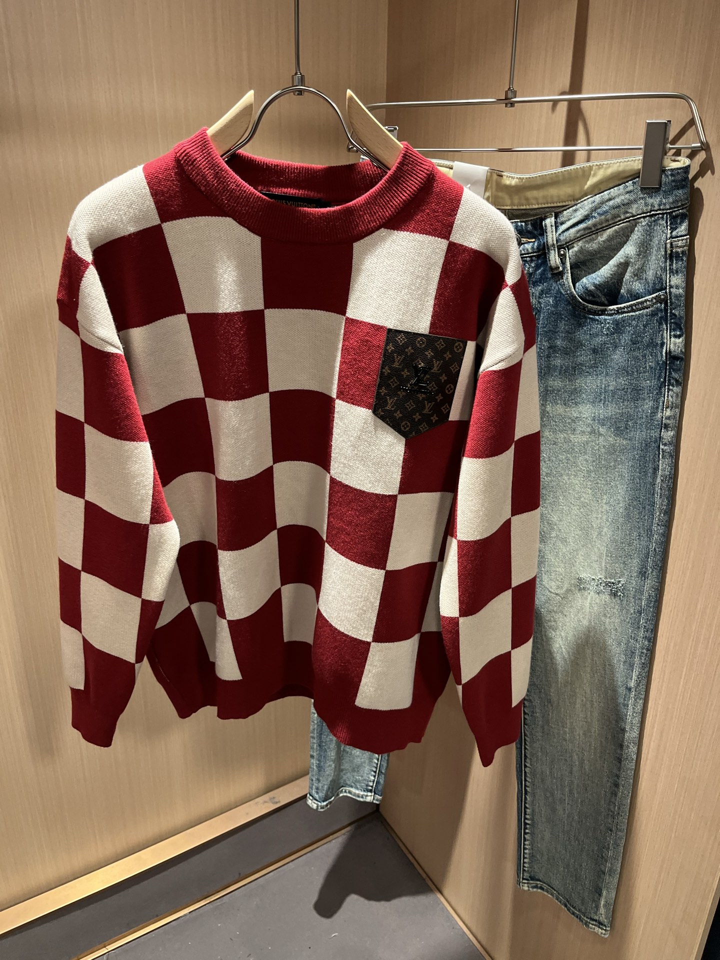 Louis Vuitton Couple Basic Clothing Wool S-m-l-xl