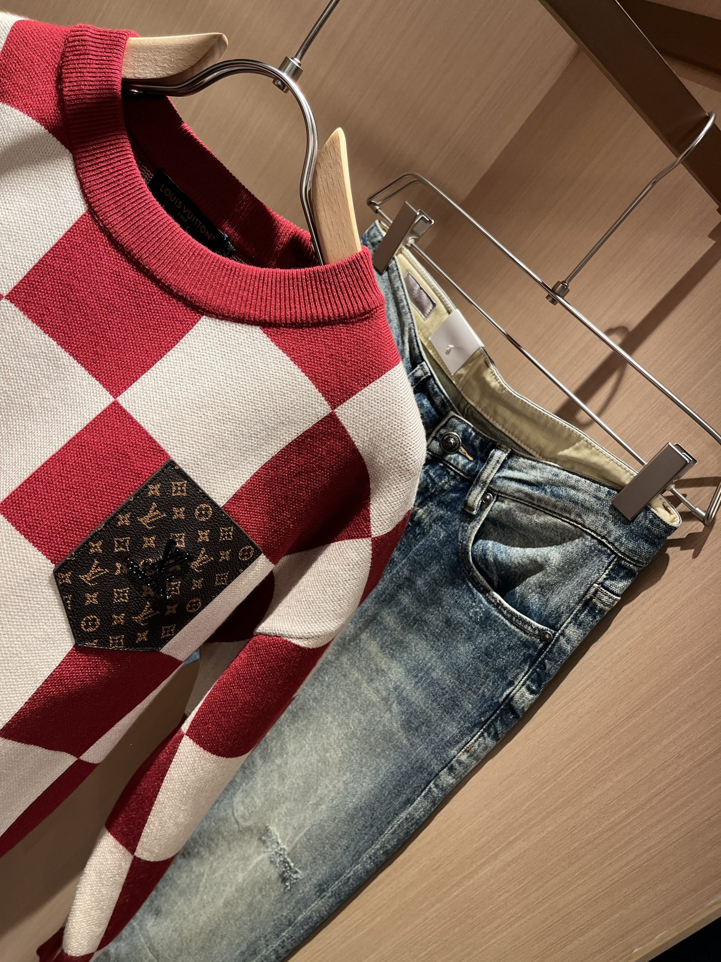 Louis Vuitton Couple Basic Clothing Wool S-m-l-xl