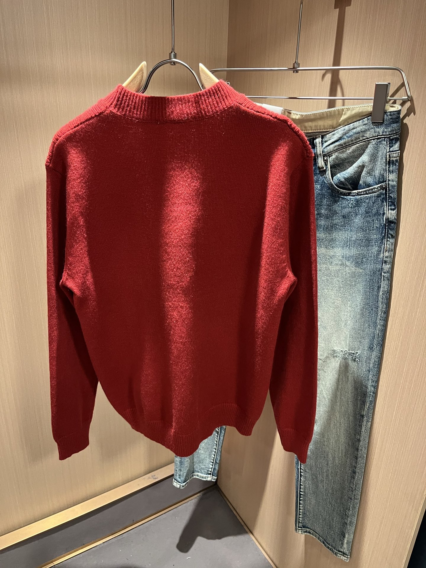 Prada Couple Basic Clothing Wool M-l-xl