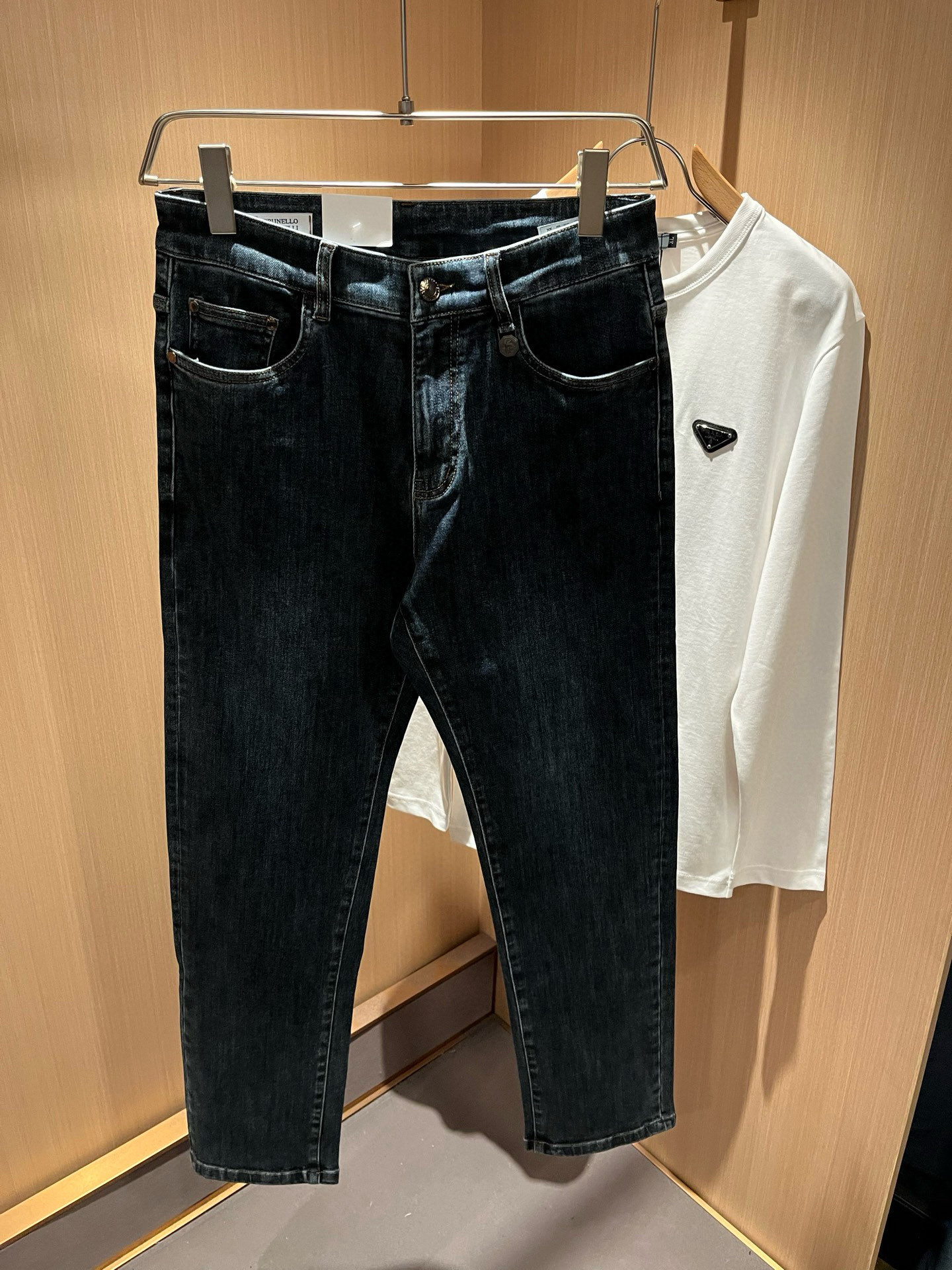 Brunello Cucinelli Male Jeans Cotton Slim Fit L