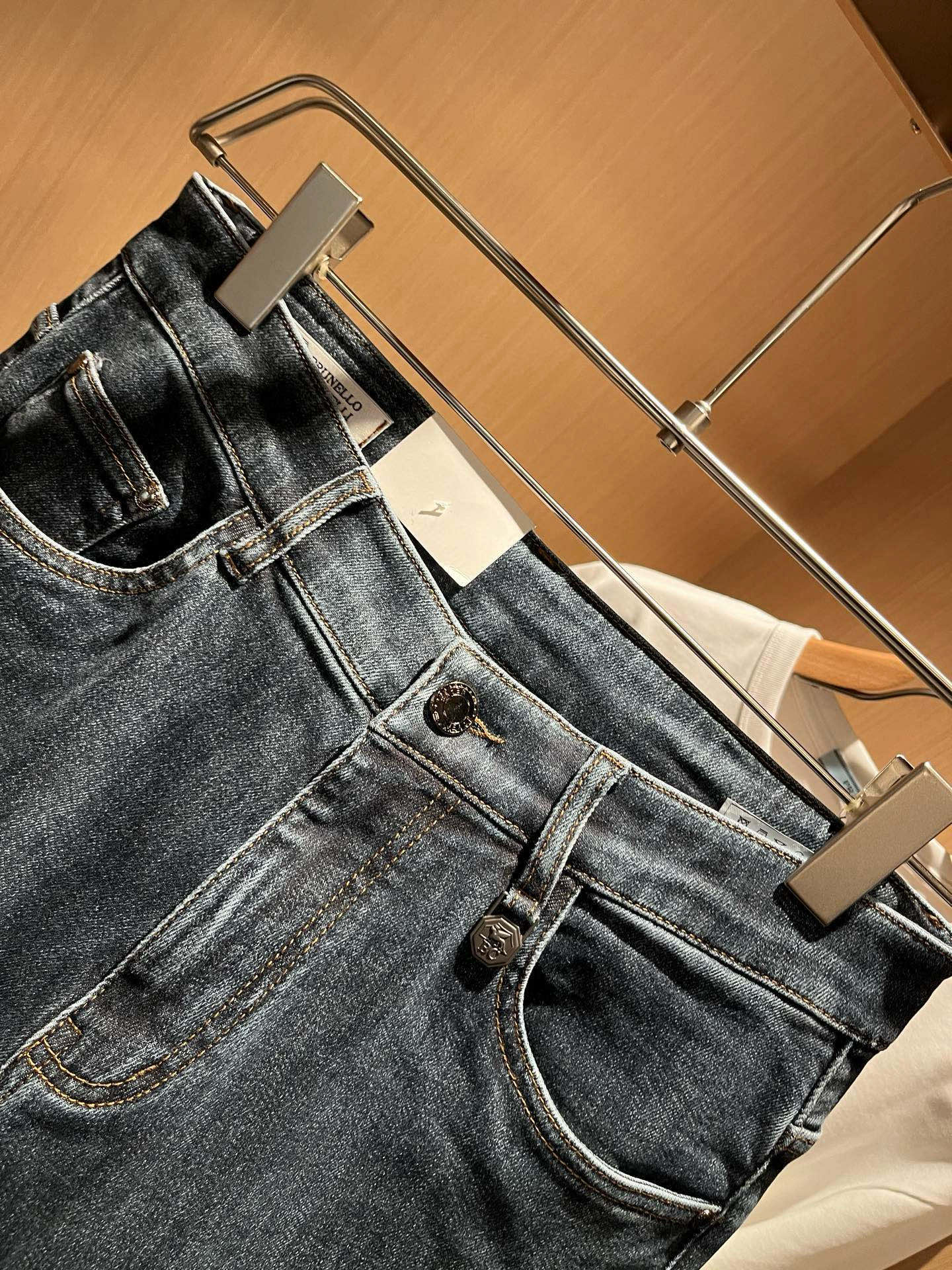 Brunello Cucinelli Male Jeans Cotton Slim Fit L