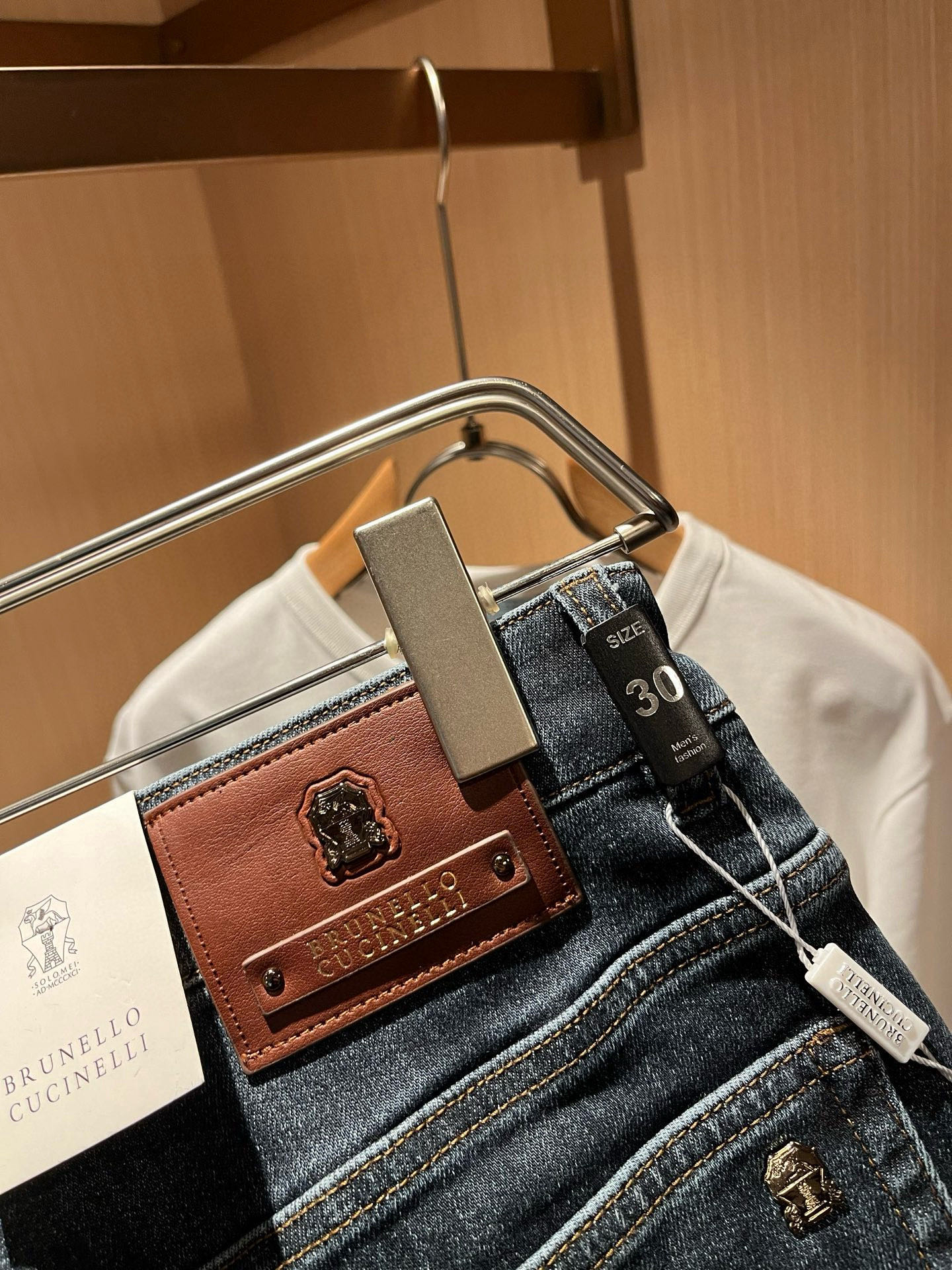 Brunello Cucinelli Male Jeans Cotton Slim Fit L