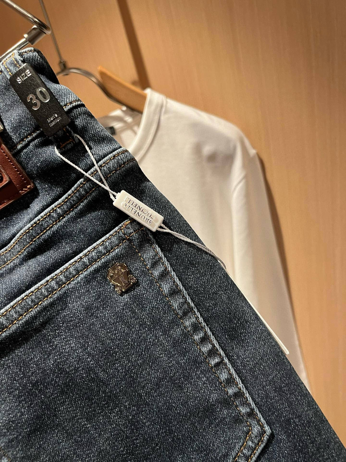 Brunello Cucinelli Male Jeans Cotton Slim Fit L