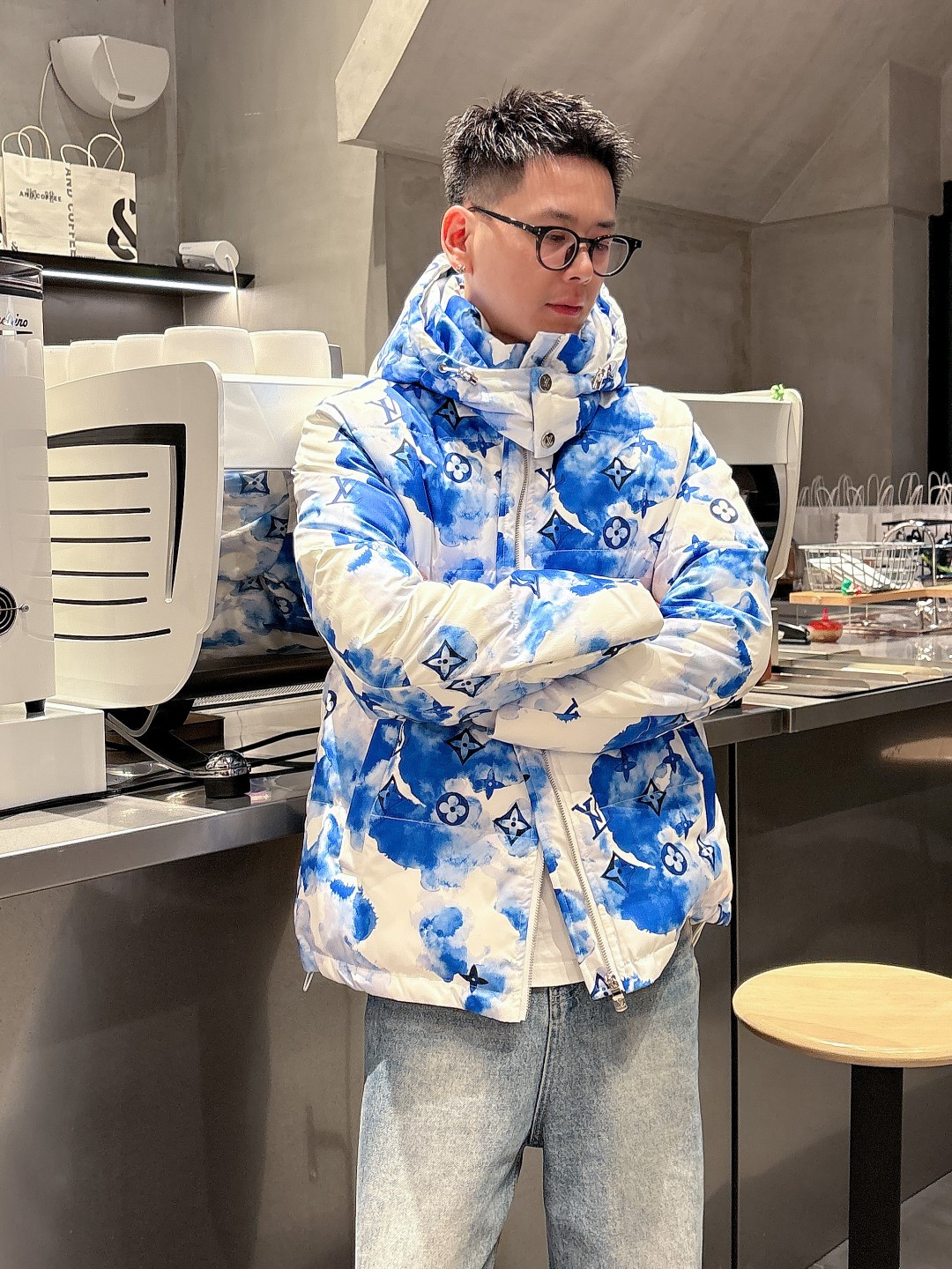 Louis Vuitton Couple Down Jacket Goose Down M-l-xl