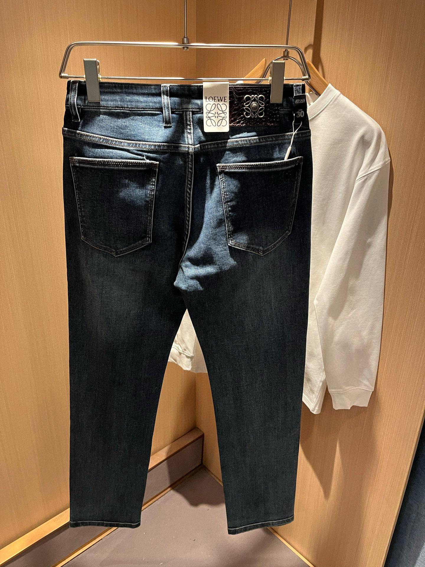 Loewe Male Jeans Cotton Slim Fit L