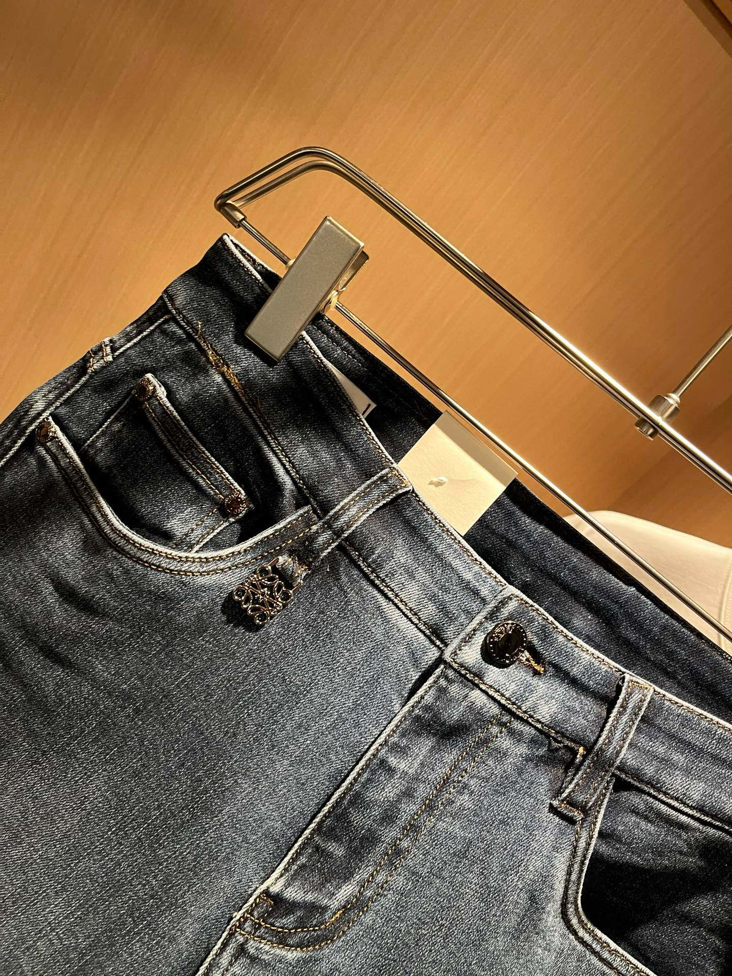 Loewe Male Jeans Cotton Slim Fit L