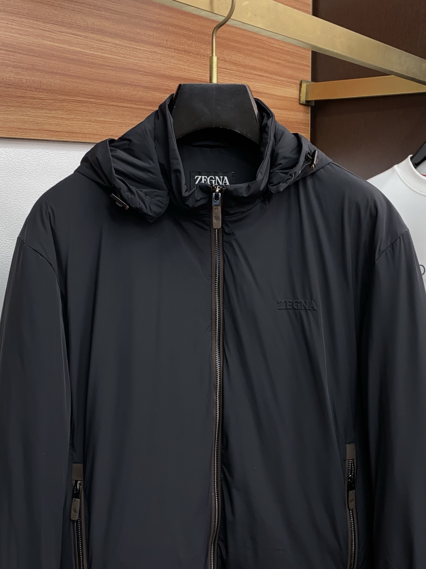 Ermenegildo Zegna Male Down Jacket White Duck Down M-xl