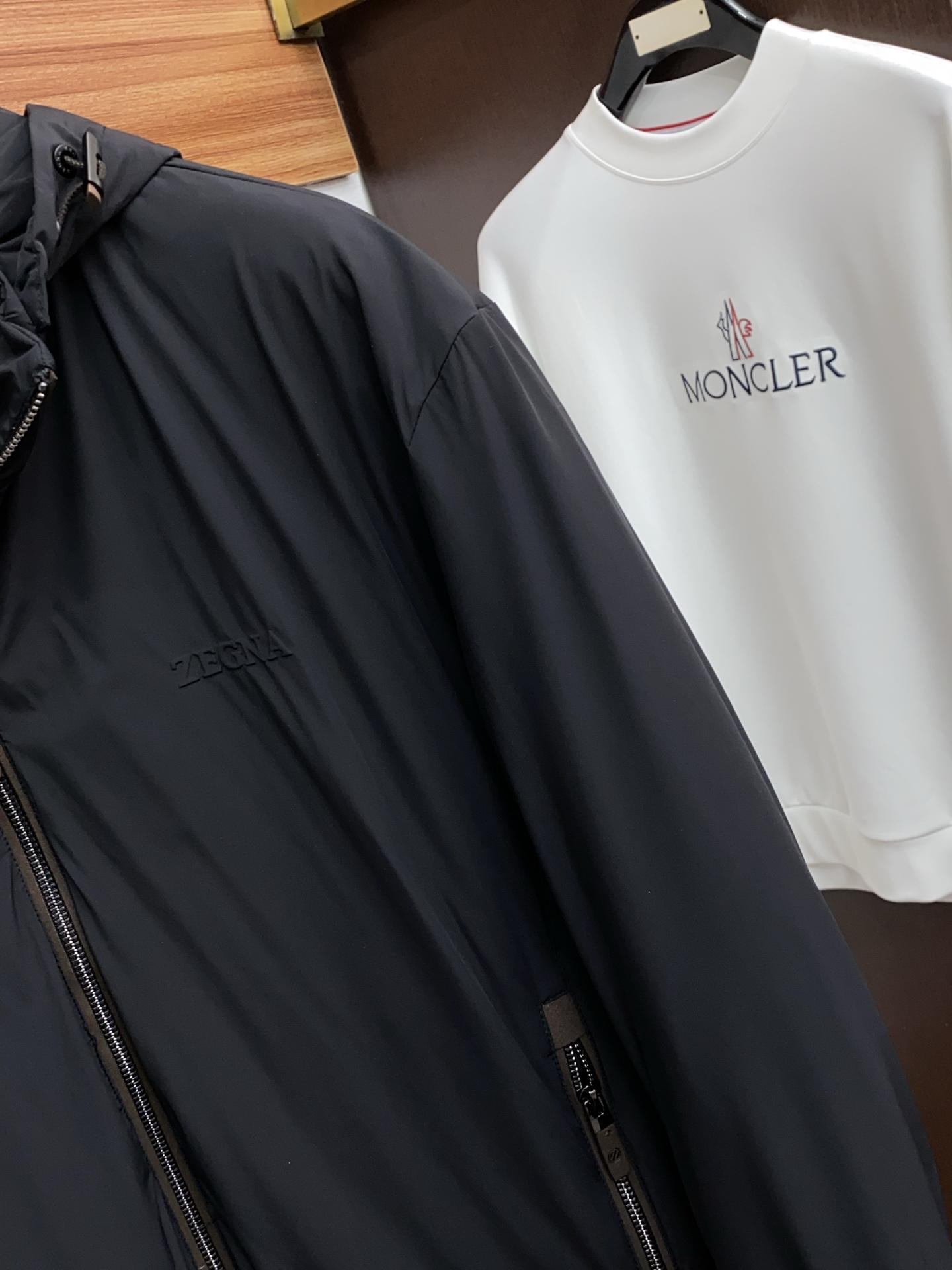 Ermenegildo Zegna Male Down Jacket White Duck Down M-xl