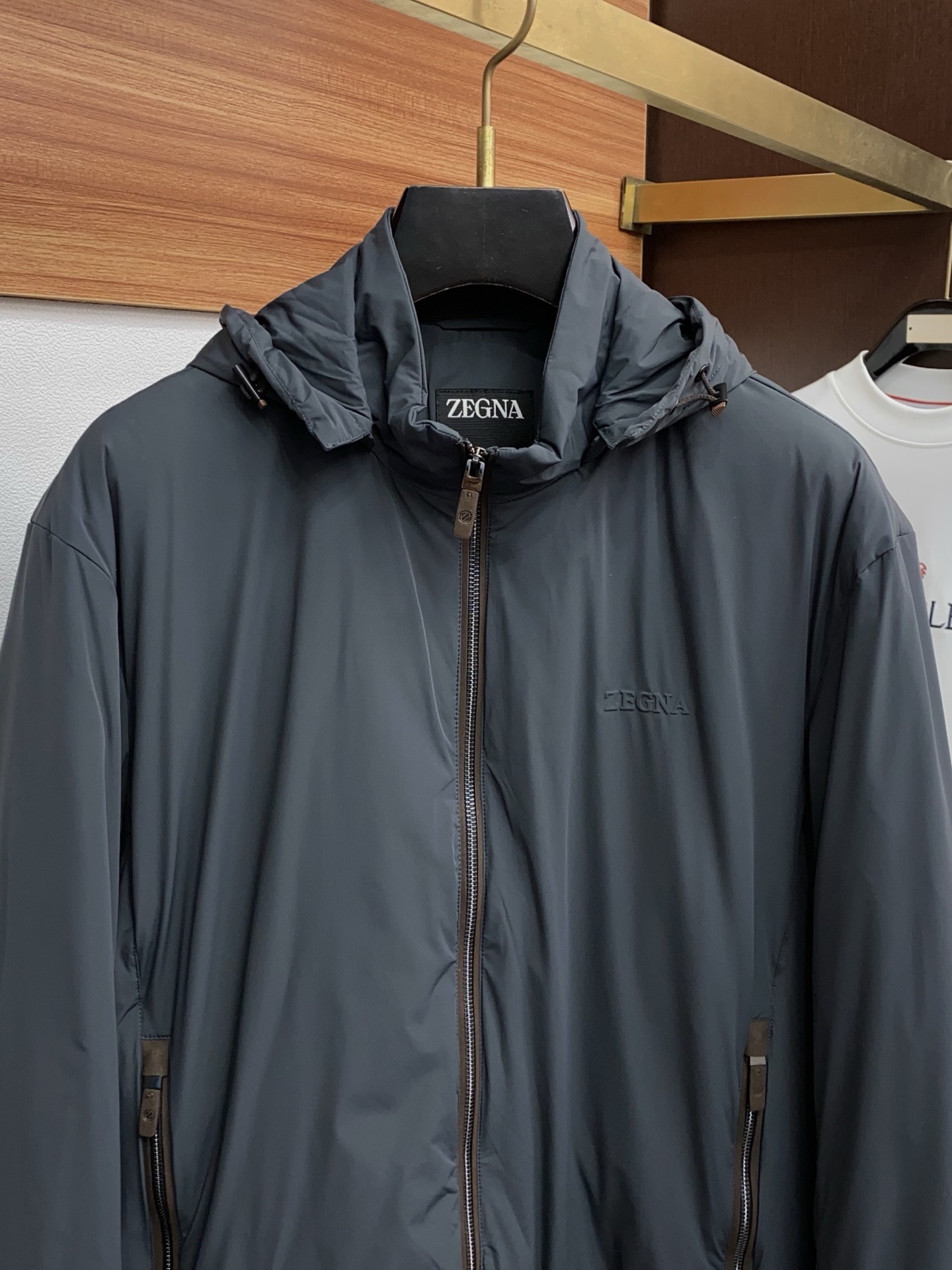 Ermenegildo Zegna Male Down Jacket White Duck Down M-xl