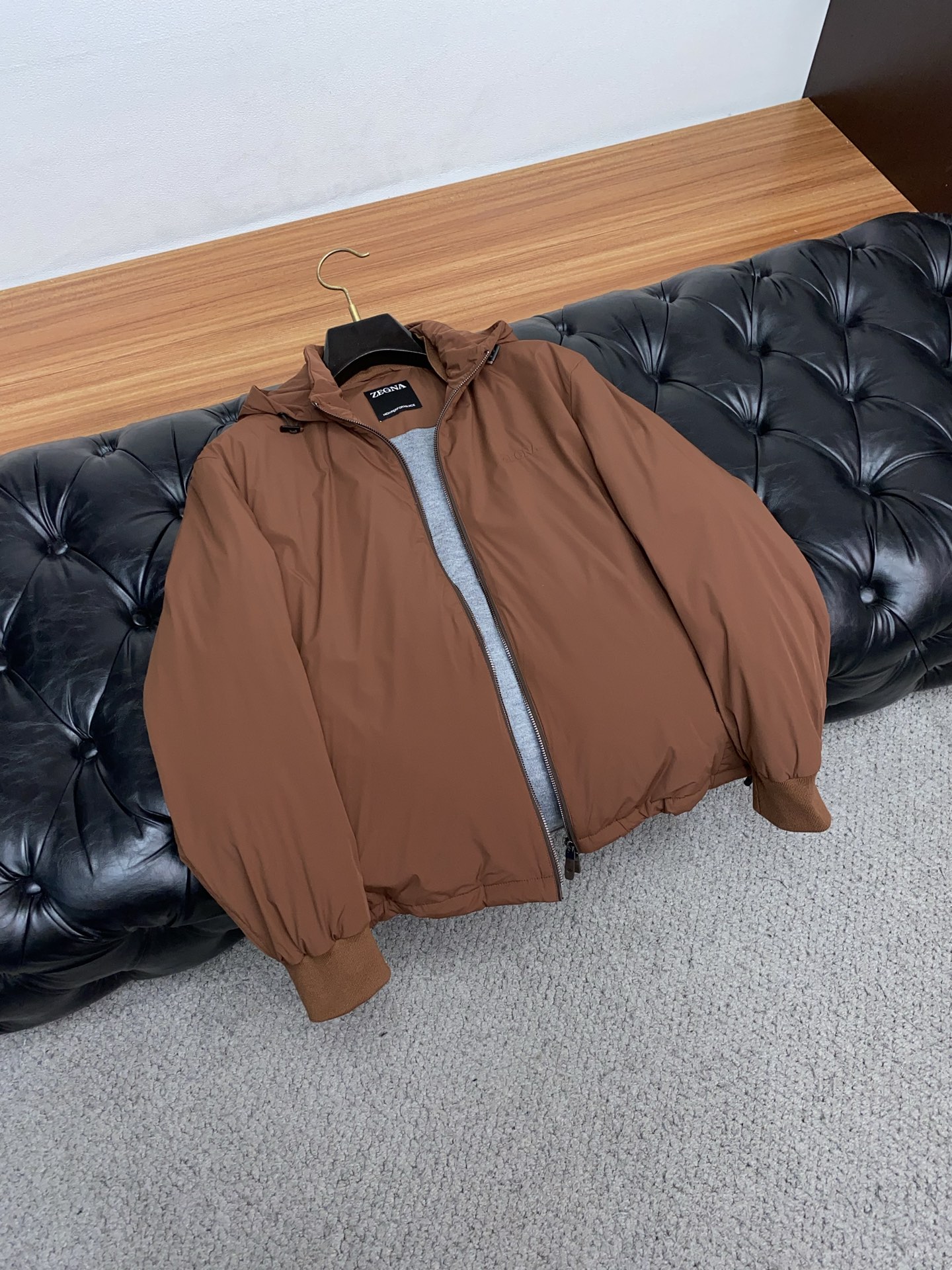 Ermenegildo Zegna Male Down Jacket White Duck Down M-xl