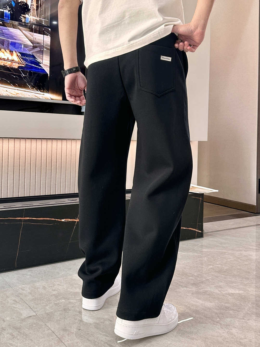 Miu Miu Male Basic Clothing Cotton Fleece Lined M-xxxl