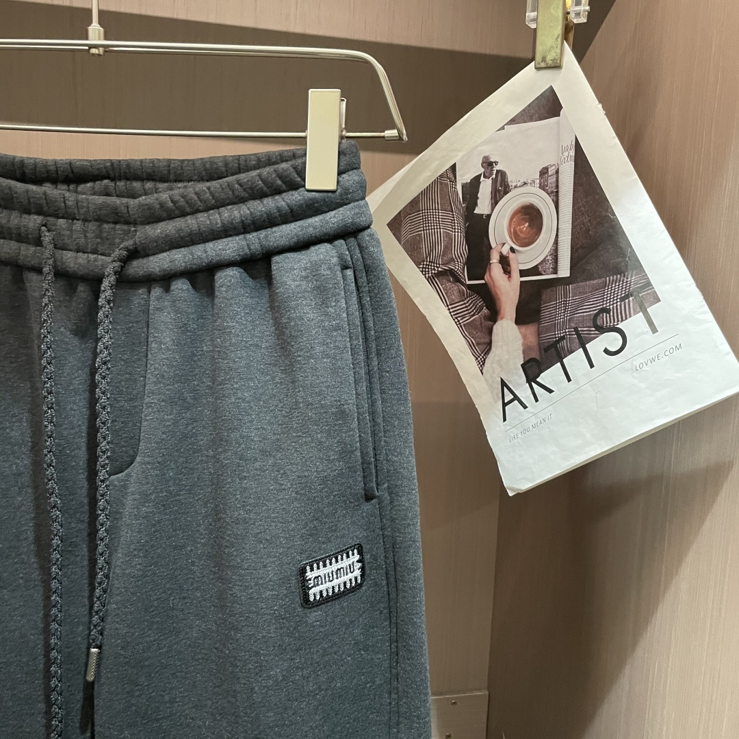 Miu Miu Male Basic Clothing Cotton Fleece Lined M-xxxl