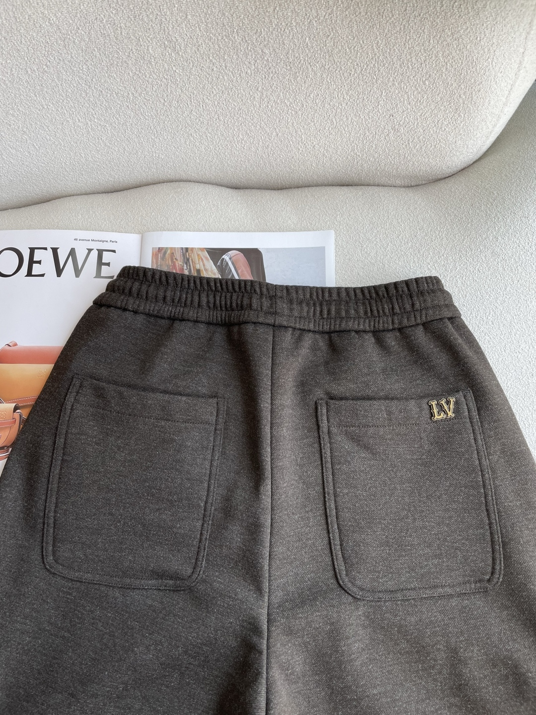 Louis Vuitton Male Sports Pants Cotton L