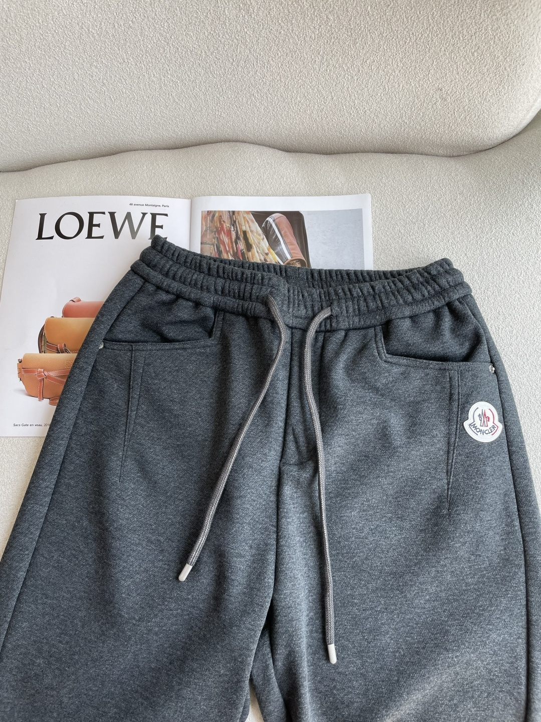 Moncler Male Basic Clothing Cotton Fleece Lined M-l