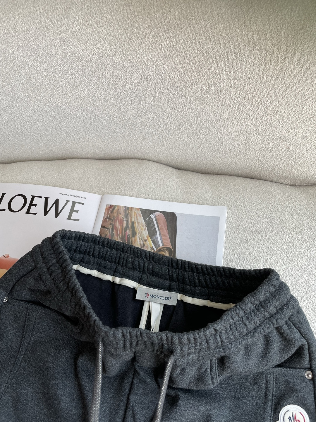 Moncler Male Basic Clothing Cotton Fleece Lined M-l