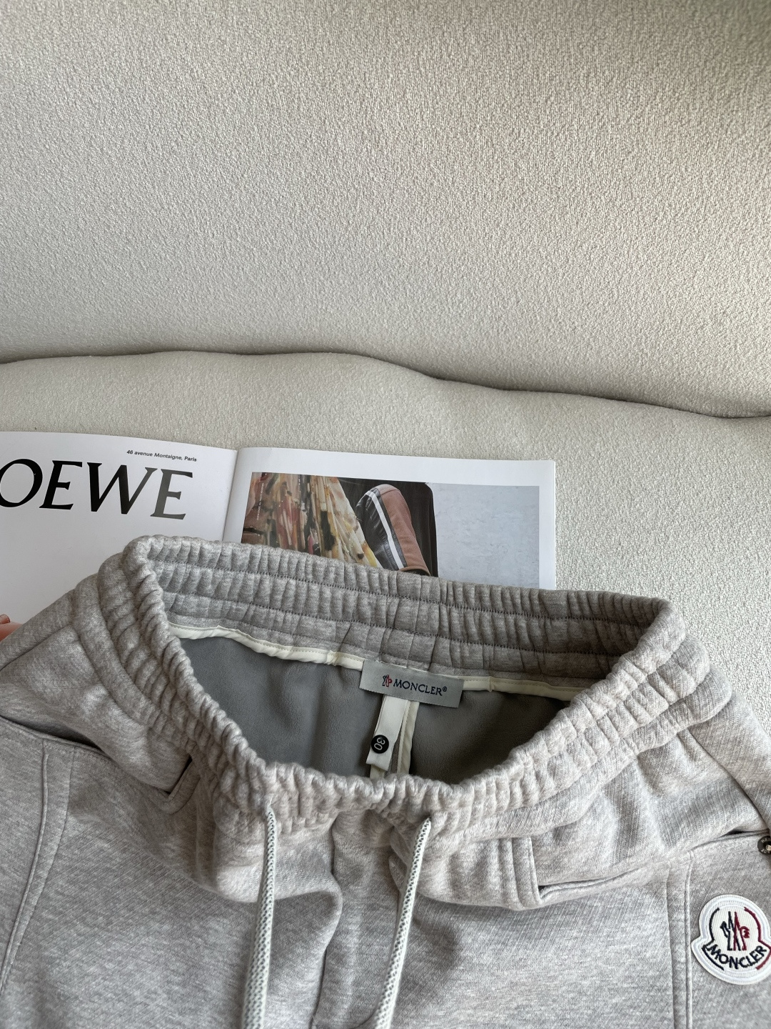 Moncler Male Basic Clothing Cotton Fleece Lined M-l