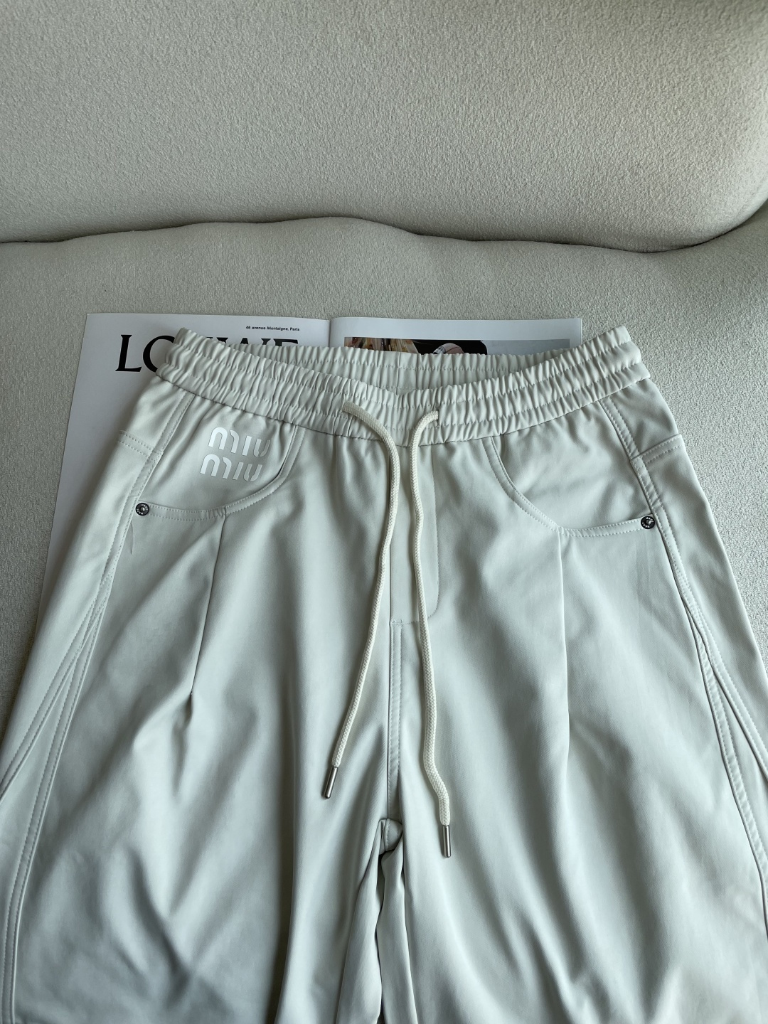 Miu Miu Male Basic Clothing Cotton Fleece Lined M