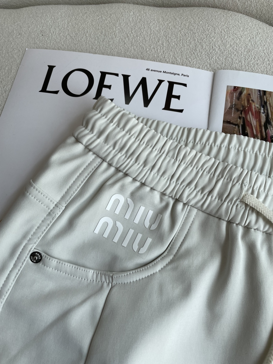 Miu Miu Male Basic Clothing Cotton Fleece Lined M