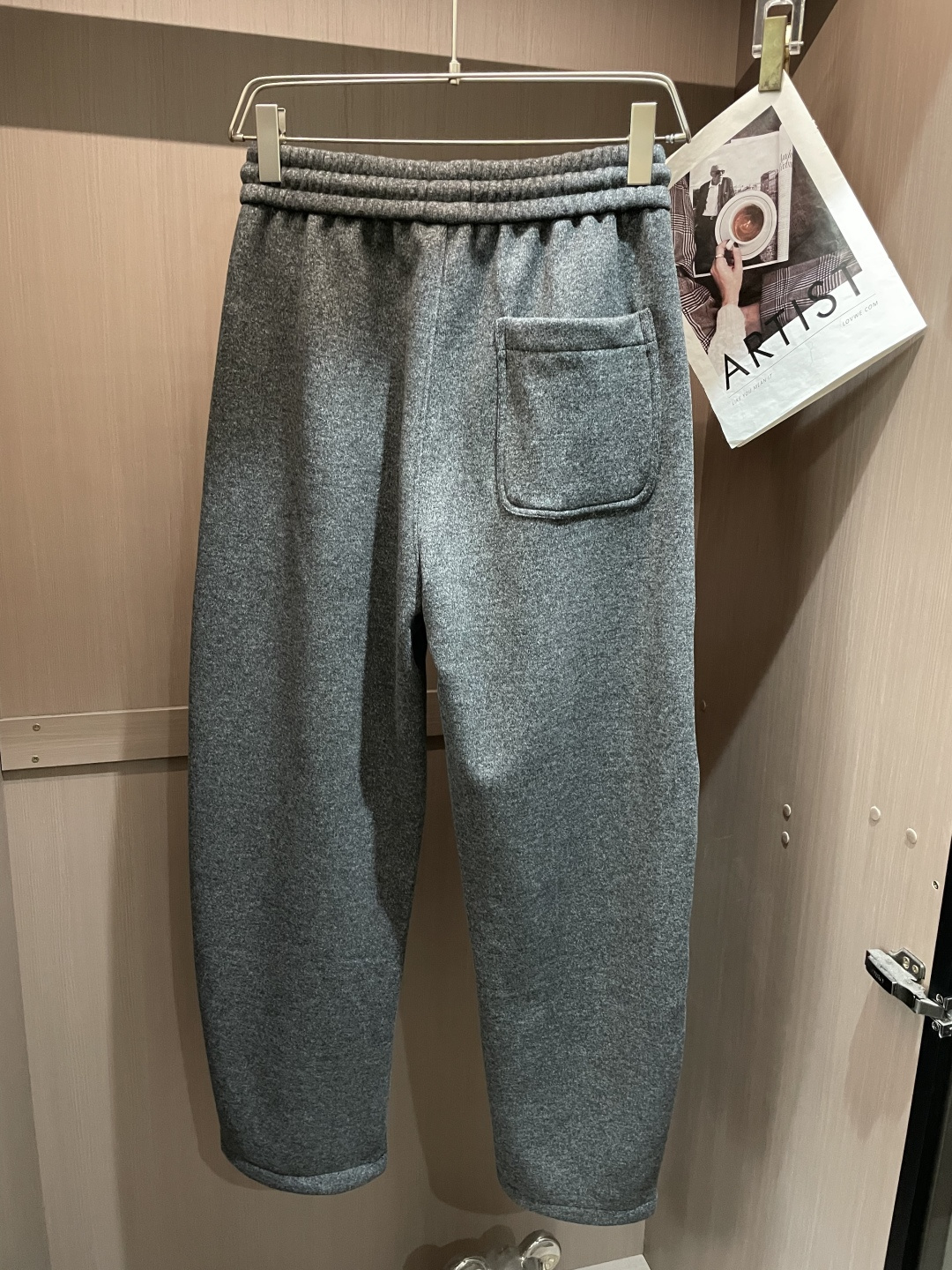 Moncler Male Sports Pants Cotton Black M-l-xxxl