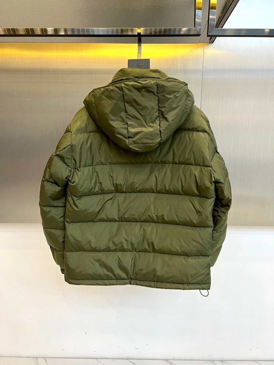 Moncler Down Jacket Cotton Blue Hooded M-l
