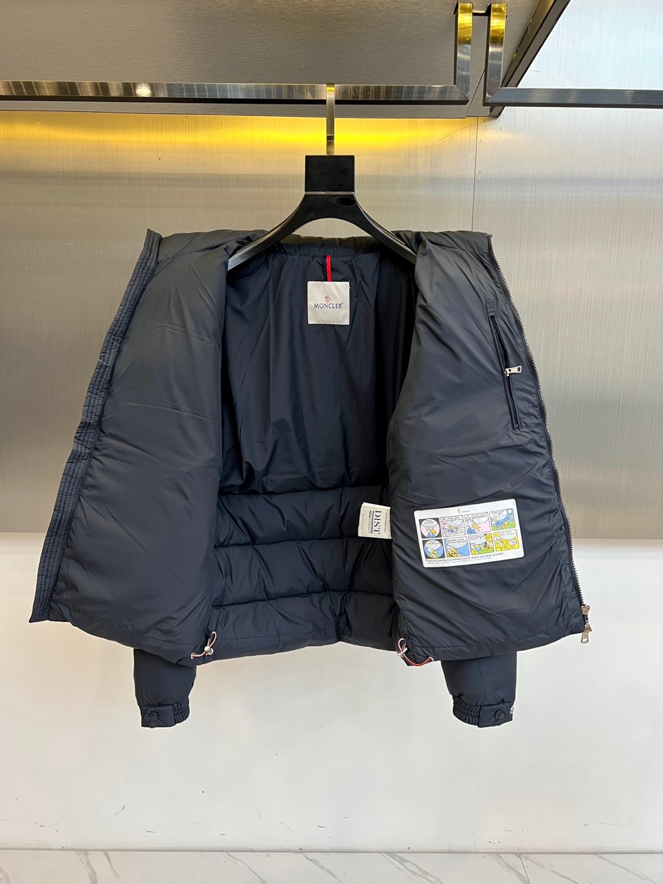 Moncler Down Jacket Goose Down Striped S-m-l